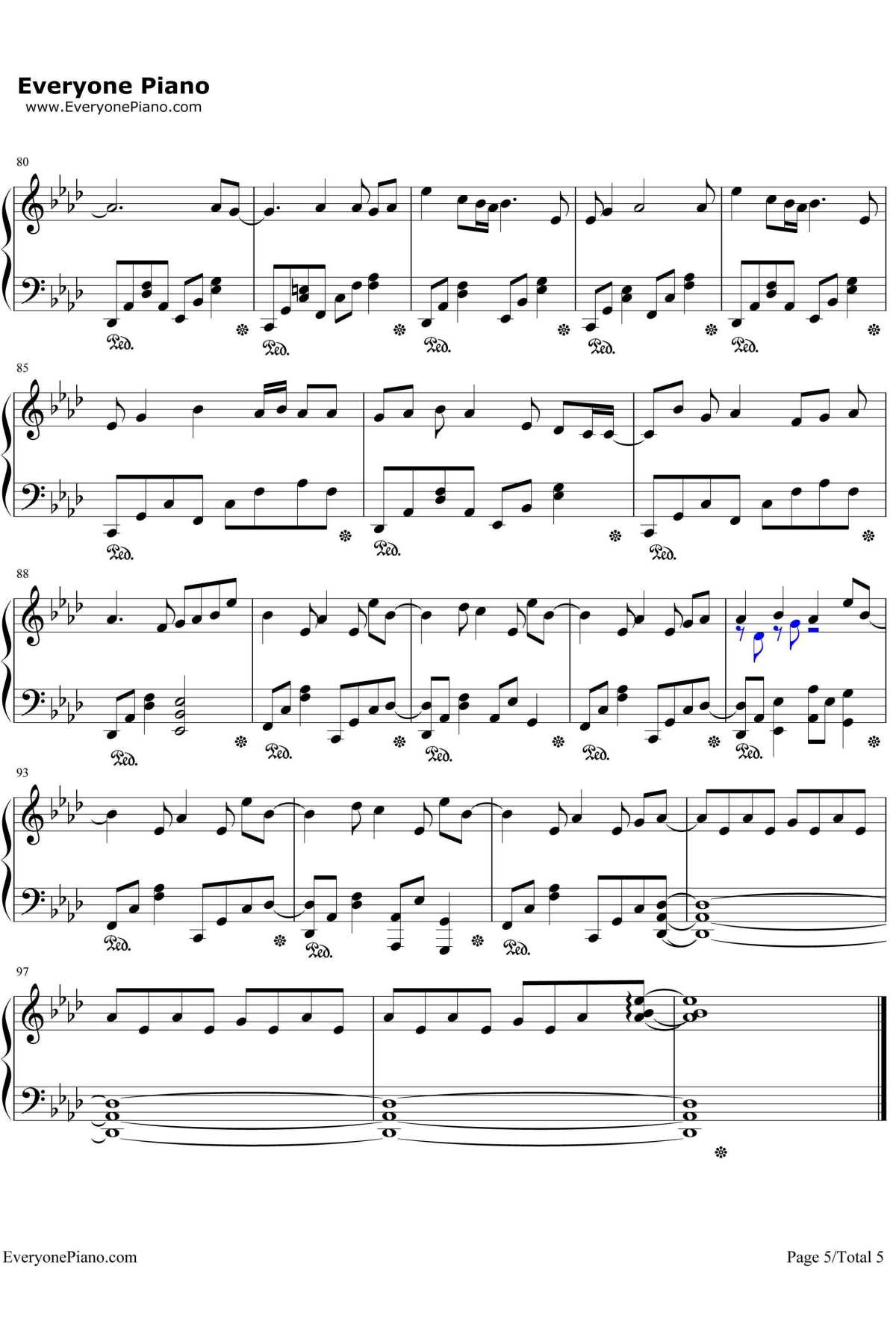 Glow钢琴谱-初音ミク5