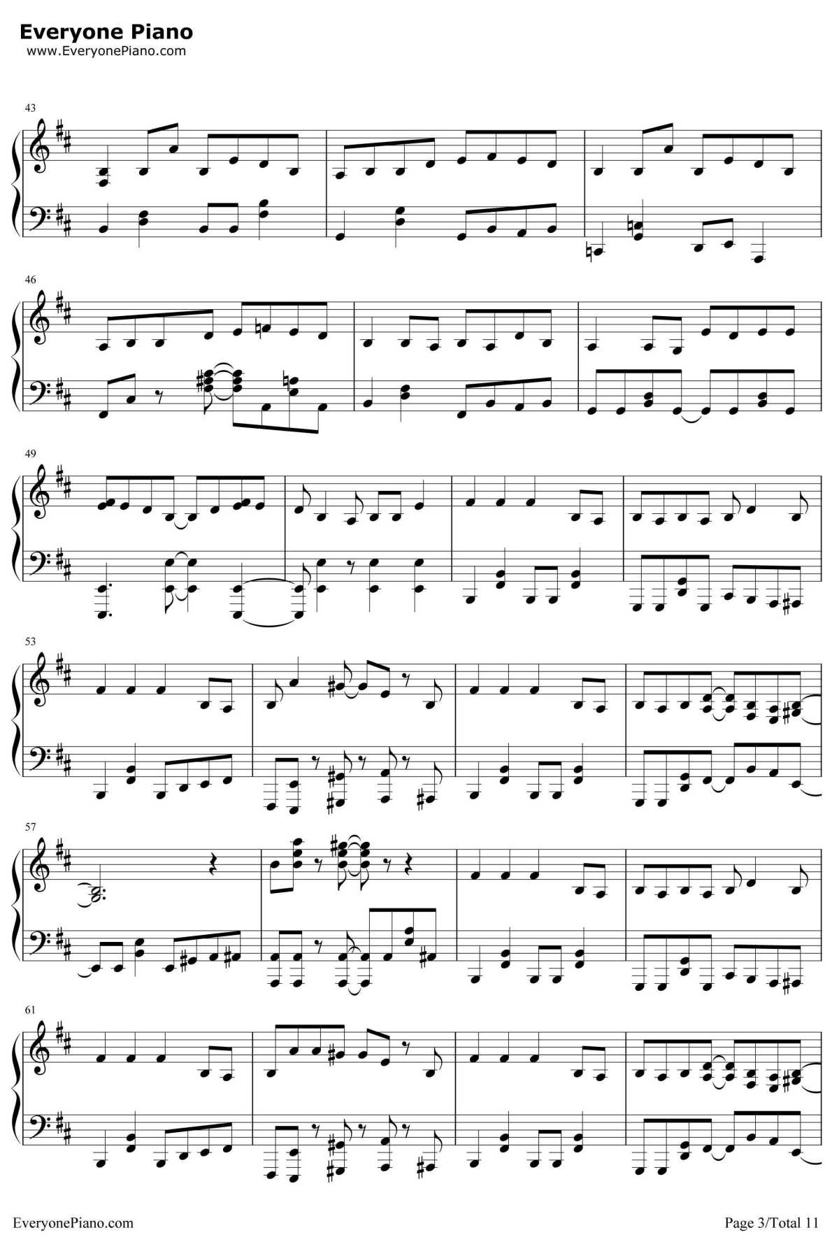 ロスタイムメモリー钢琴谱-IA-回忆补时3