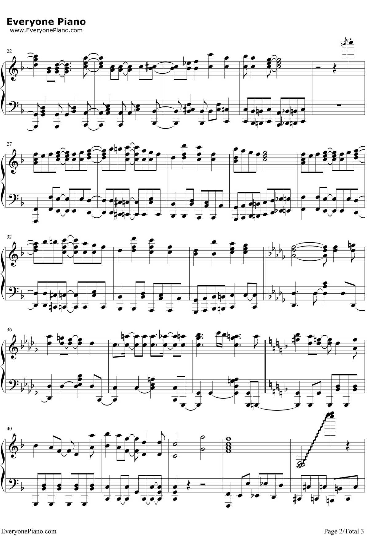 ようこそジャパリパークへ钢琴谱-动物Biscuits×PPP-兽娘动物园OP2