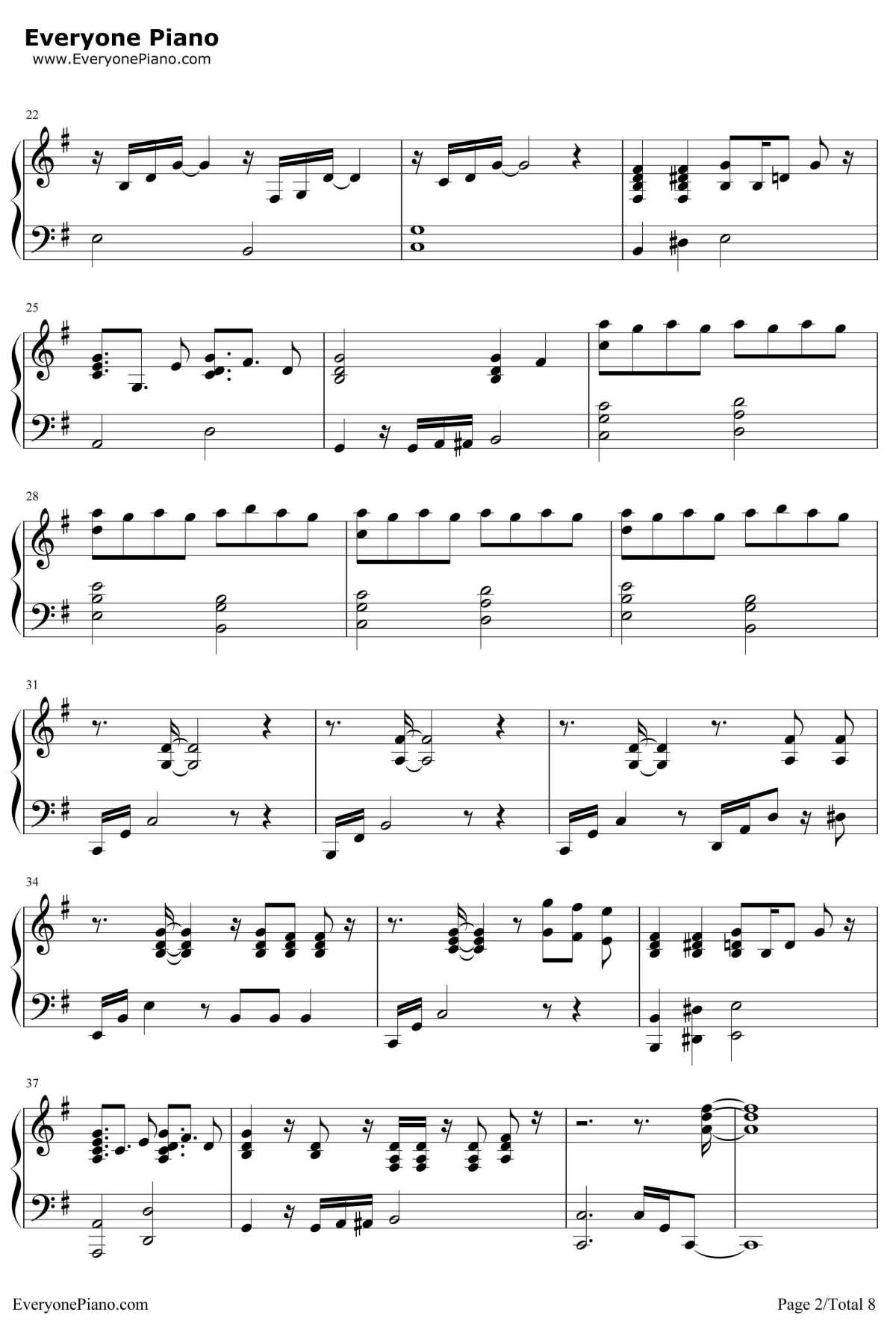 ODDSENDS钢琴谱-初音ミク2