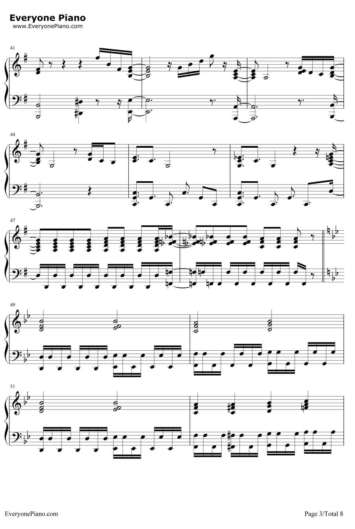 ODDSENDS钢琴谱-初音ミク3