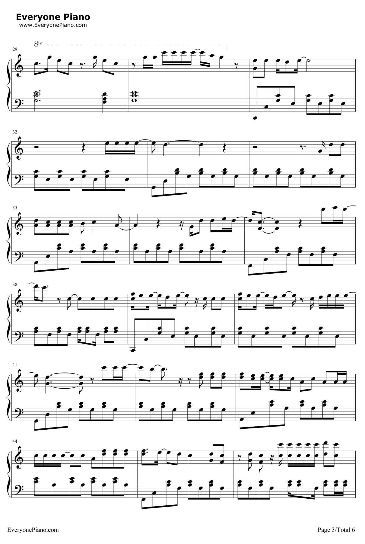 Out of the Woods钢琴谱-TaylorSwift3