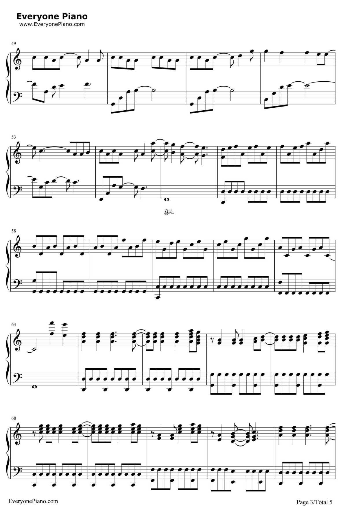 Monster钢琴谱-BigBangBigBang3