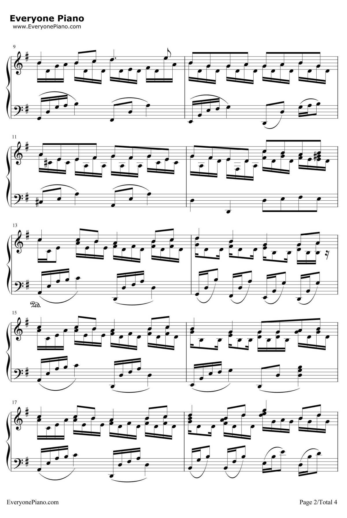 Close To You钢琴谱-日向大介-悠长假期插曲2