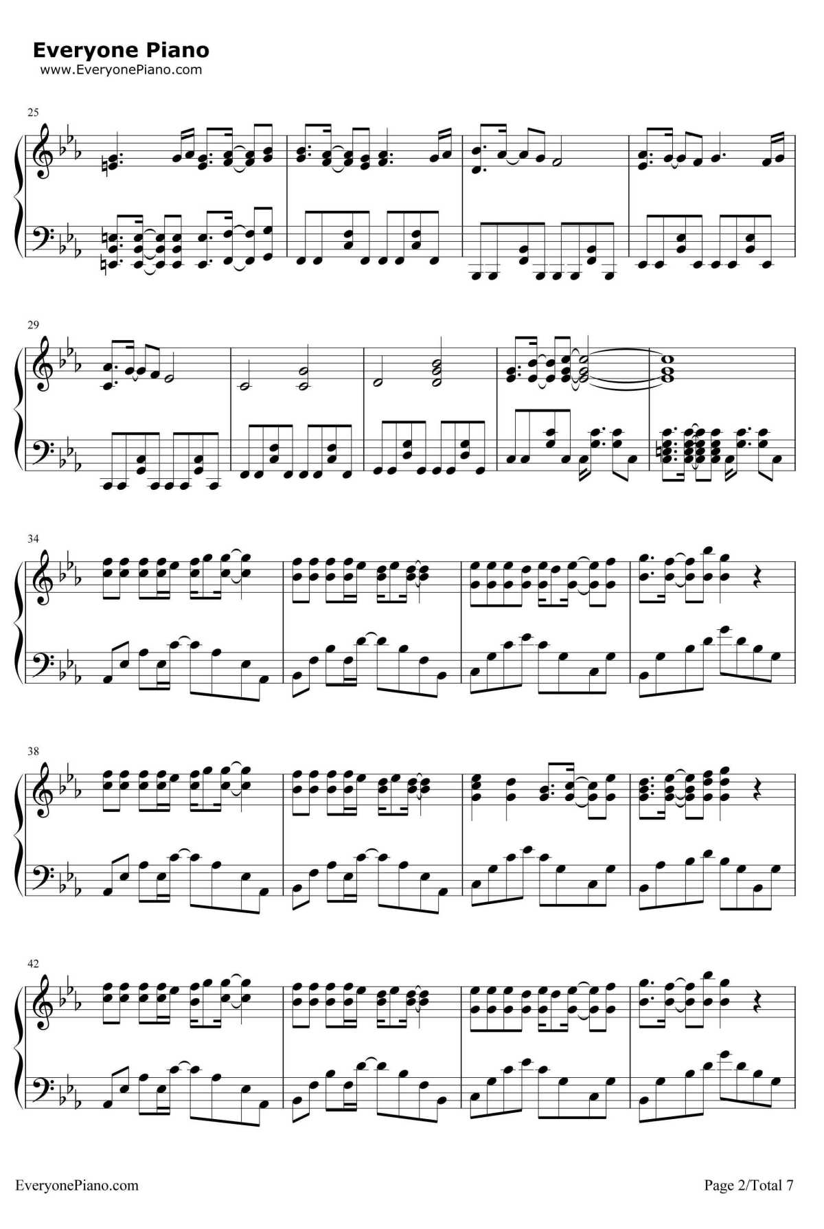 Late in Autumn钢琴谱-fripSide2