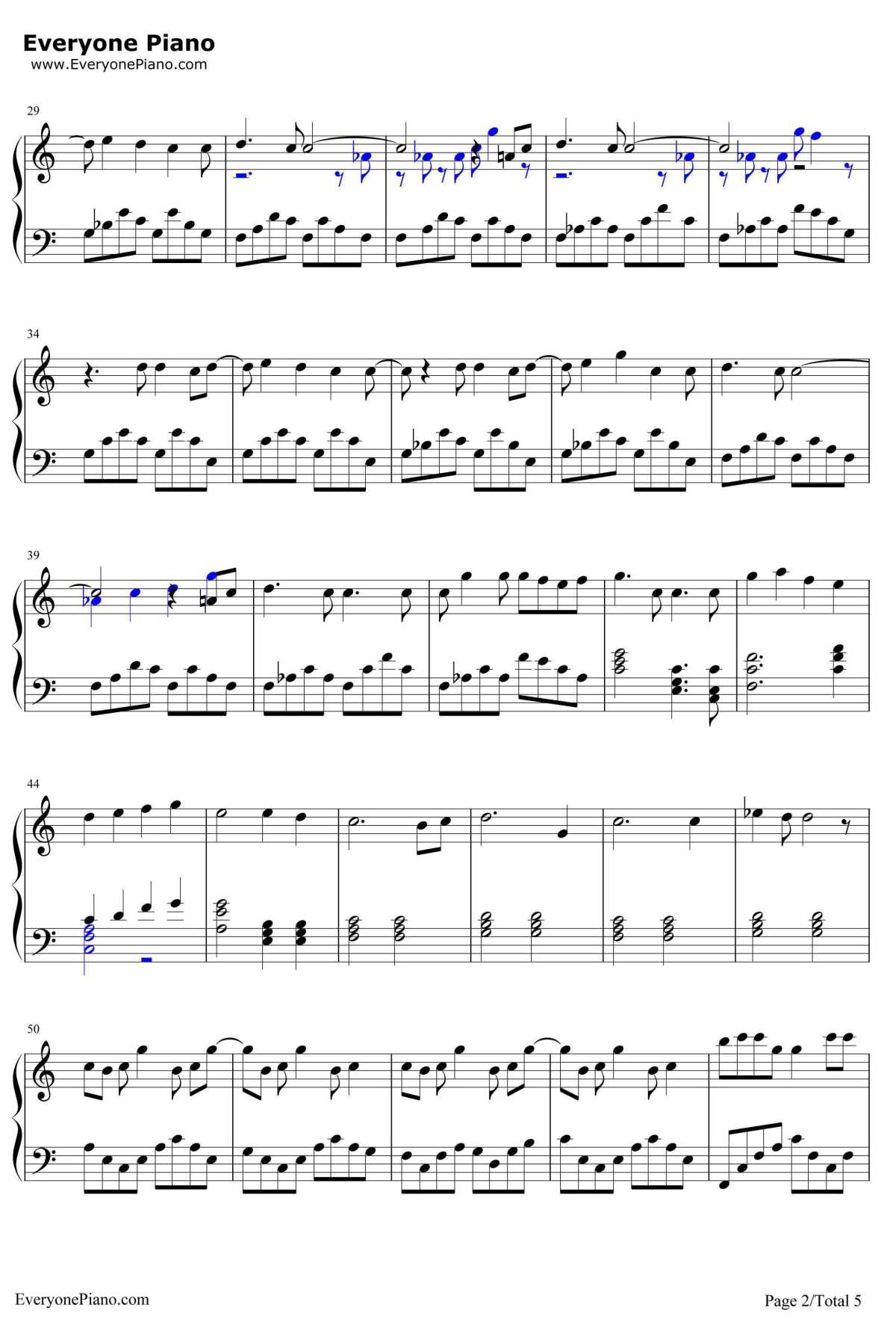 SPiCa钢琴谱-初音ミク初音未来2