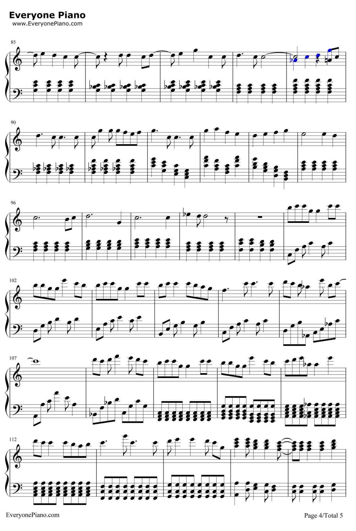 SPiCa钢琴谱-初音ミク初音未来4