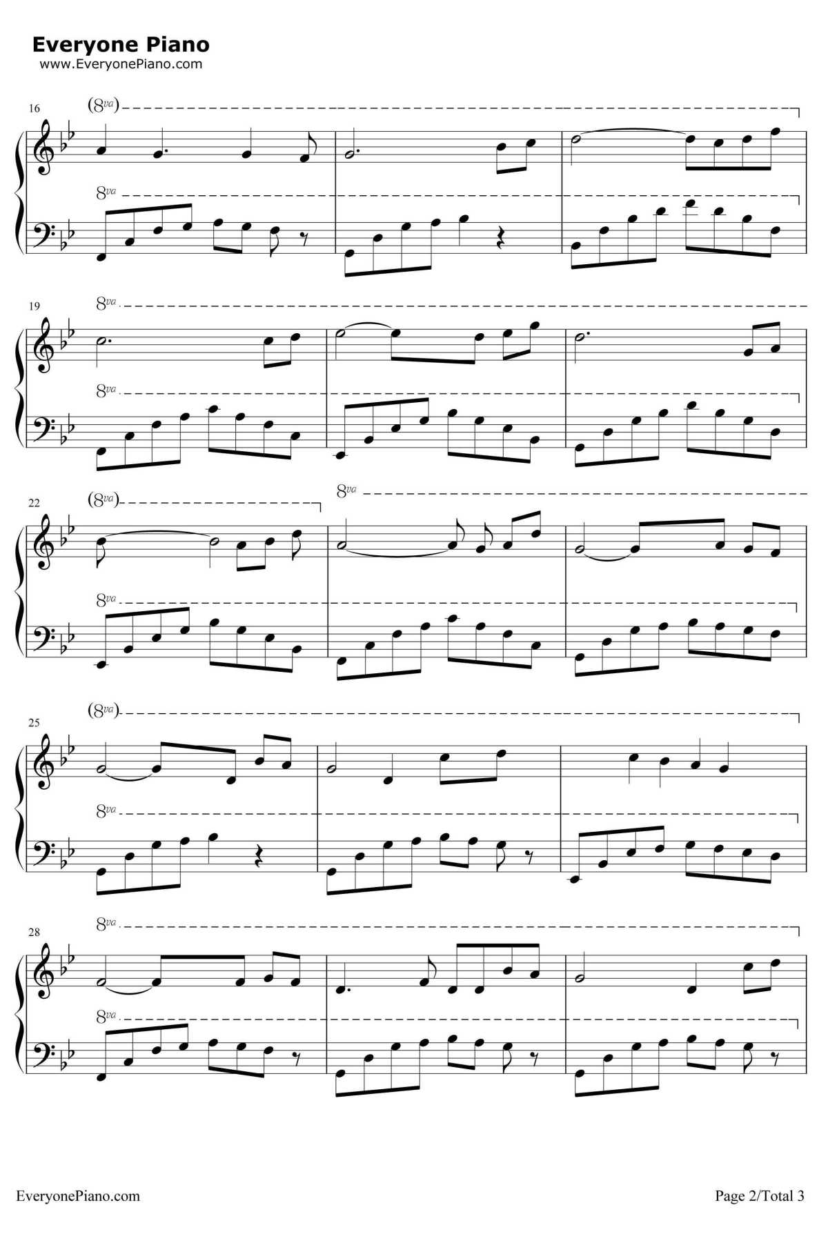 无字碑钢琴谱-张靓颖-武媚娘传奇主题曲2