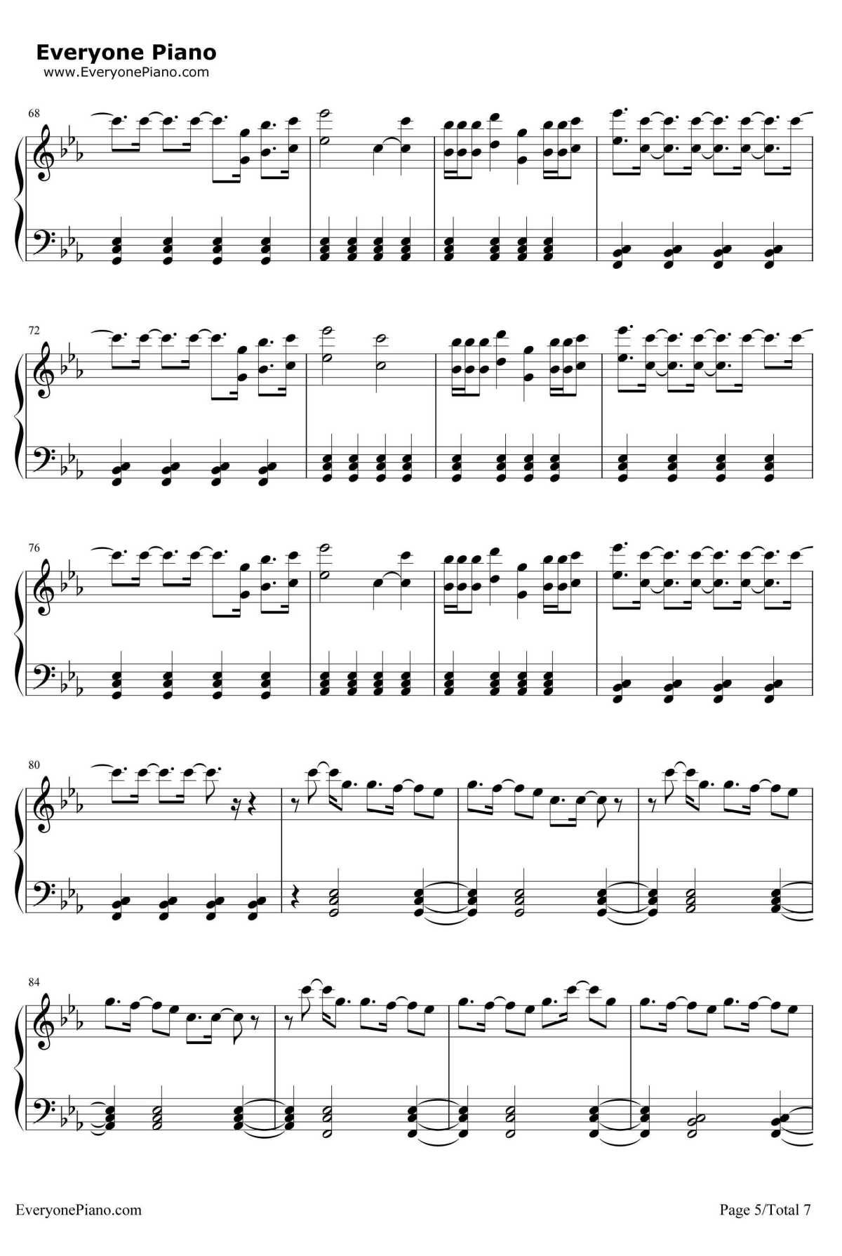 Thumbs钢琴谱-SabrinaCarpenter5