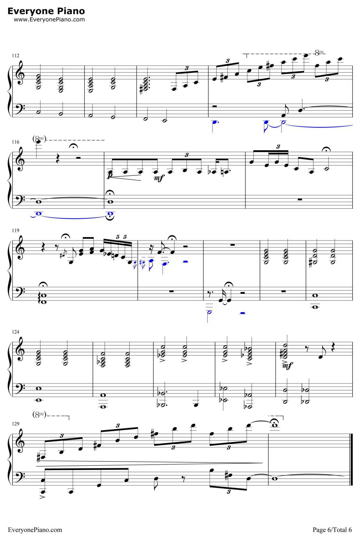 New York State Of Mind钢琴谱-BillyJoel-比利·乔尔6