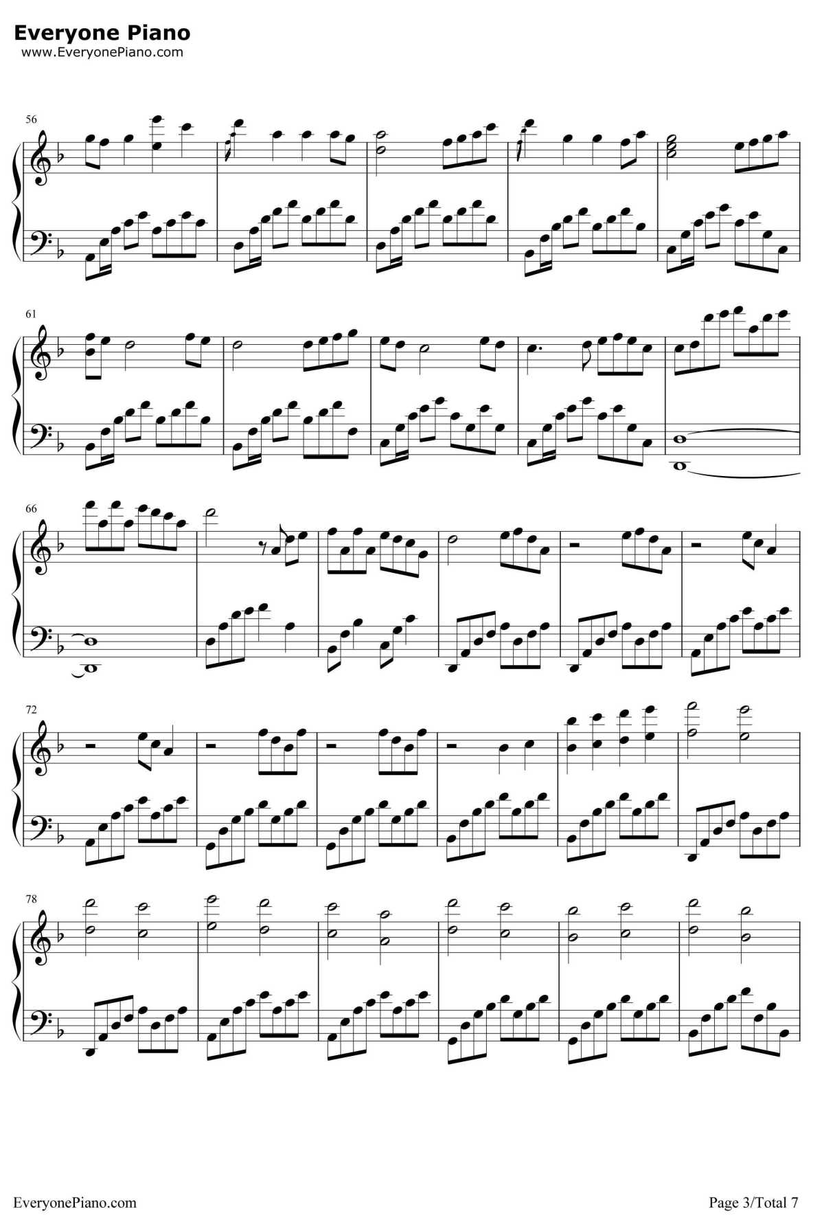 Star Sky钢琴谱-TwoStepsfromHell3