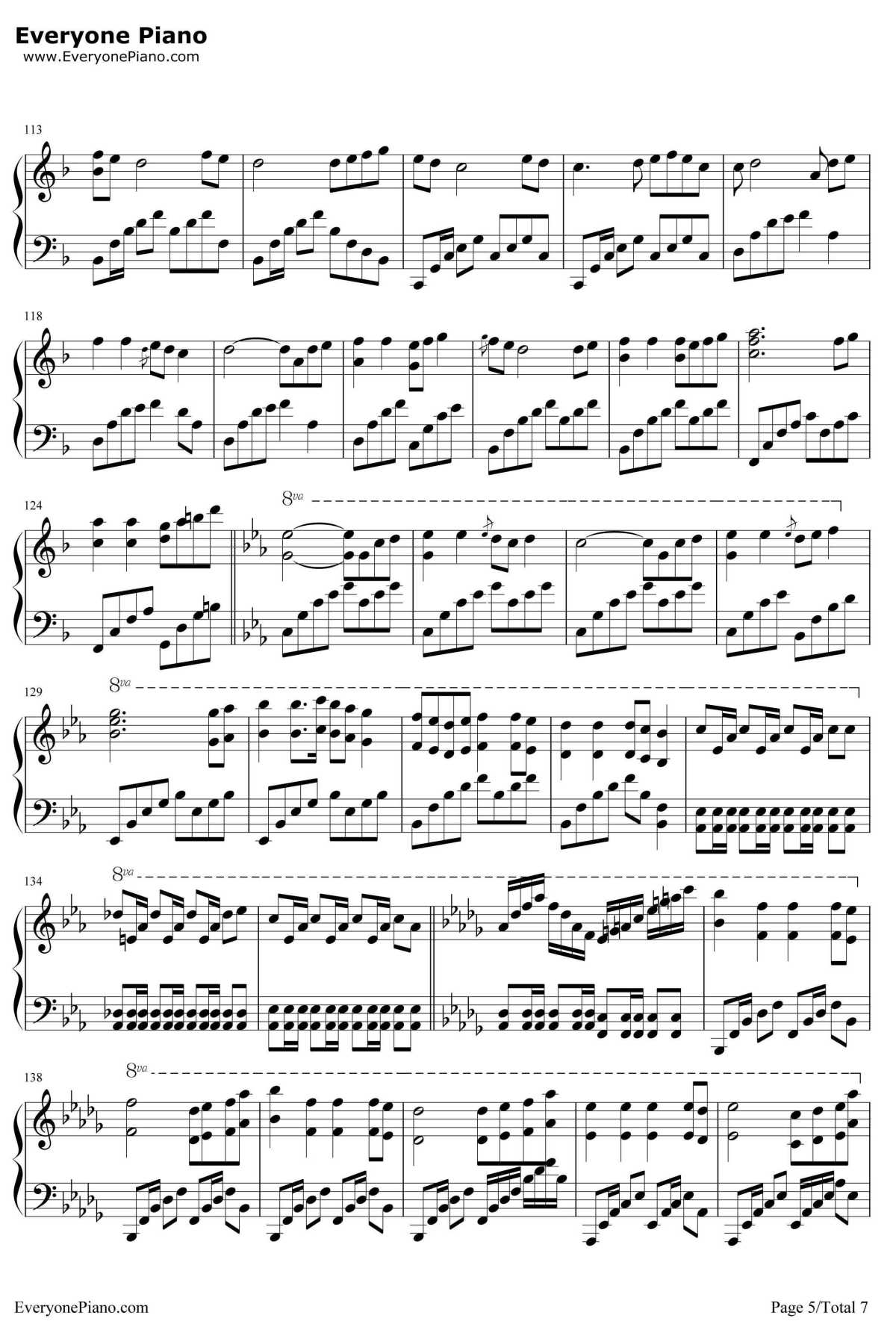 Star Sky钢琴谱-TwoStepsfromHell5