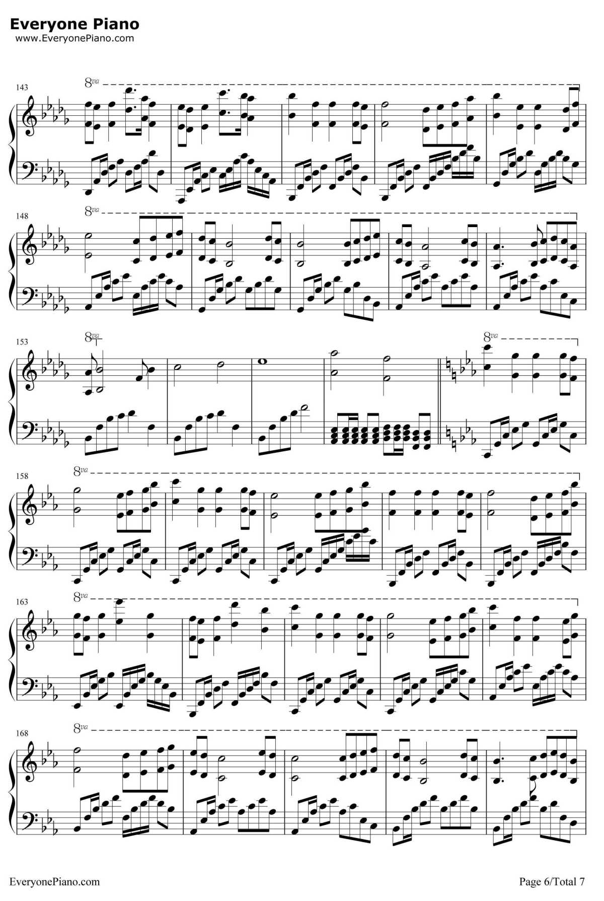 Star Sky钢琴谱-TwoStepsfromHell6