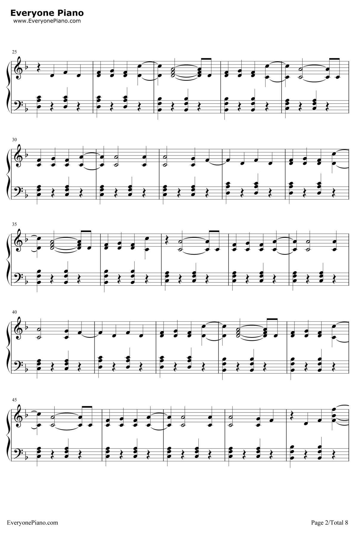 The Scientist钢琴谱-Coldplay2