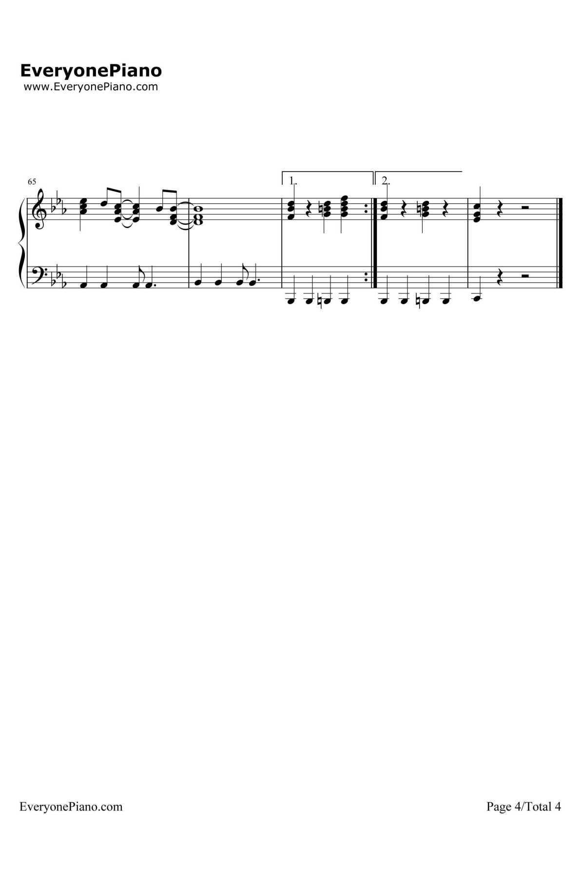 It's My Life钢琴谱-Bonjovi4