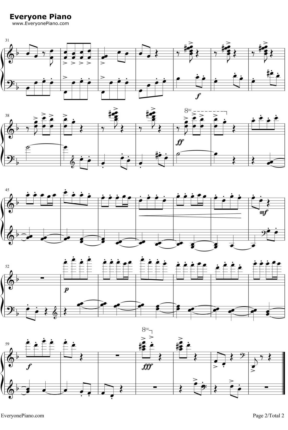 逗豆钢琴谱-谭盾-钢琴组曲《八幅水彩画的回忆》2