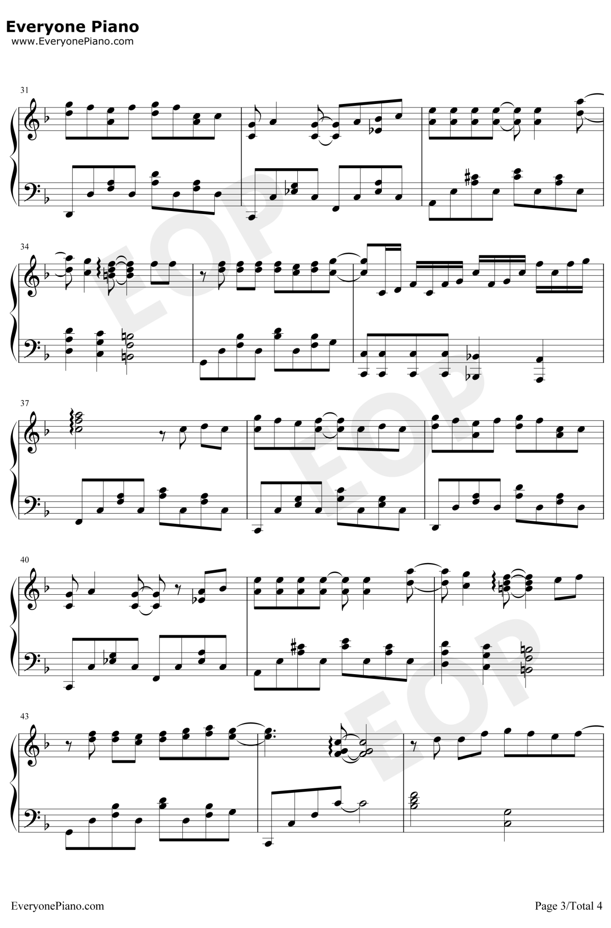 追梦赤子心钢琴谱-GALA-2013快乐男声主题曲3