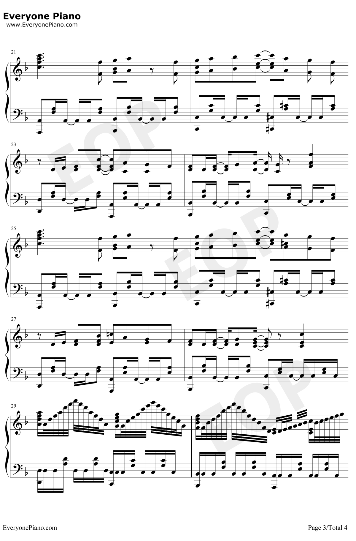 二人なら钢琴谱-BiSH-三次元女友REALGIRL第二季OP3