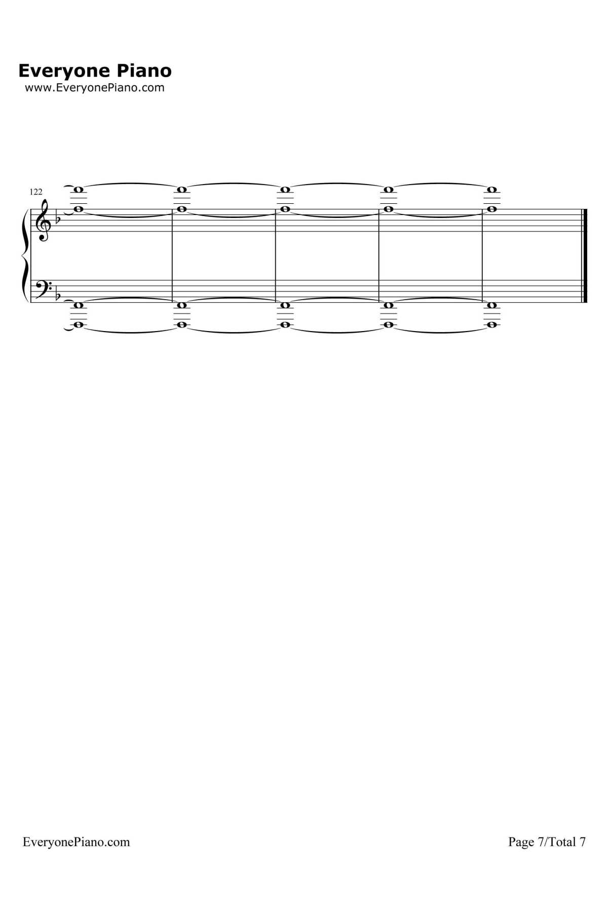Outside钢琴谱-CalvinHarris&EllieGoulding7