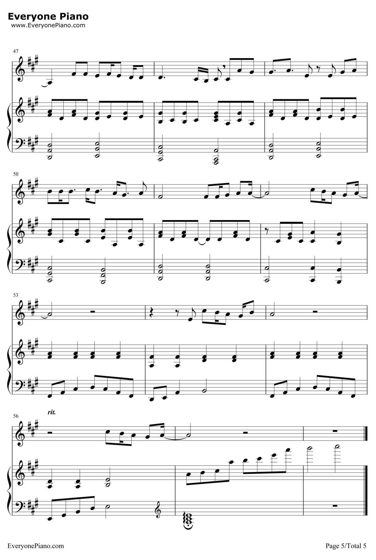 Divine钢琴谱-少女时代5