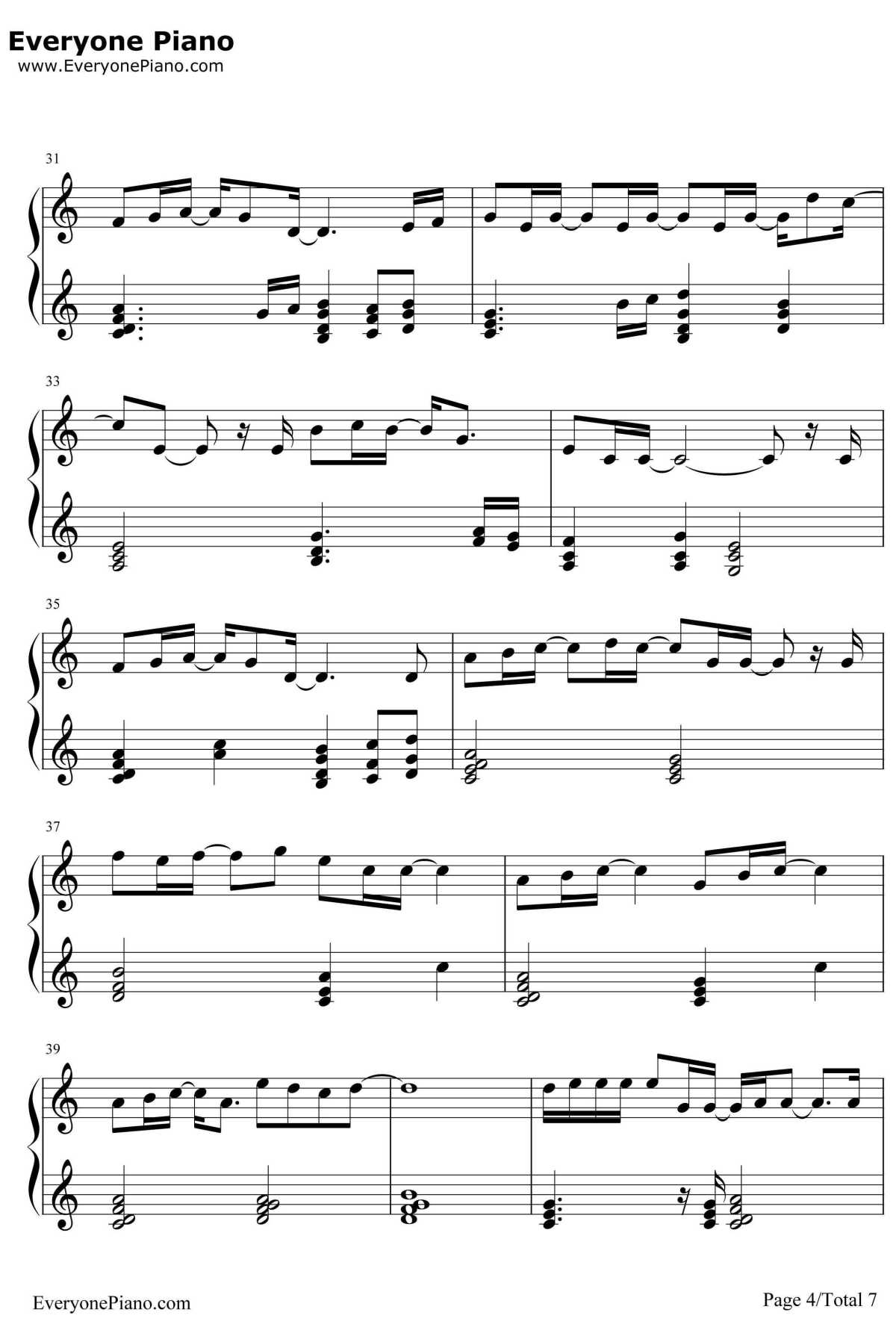 Nothing's Gonna Change My Love for You钢琴谱-GeorgeBenson-廊桥遗梦4