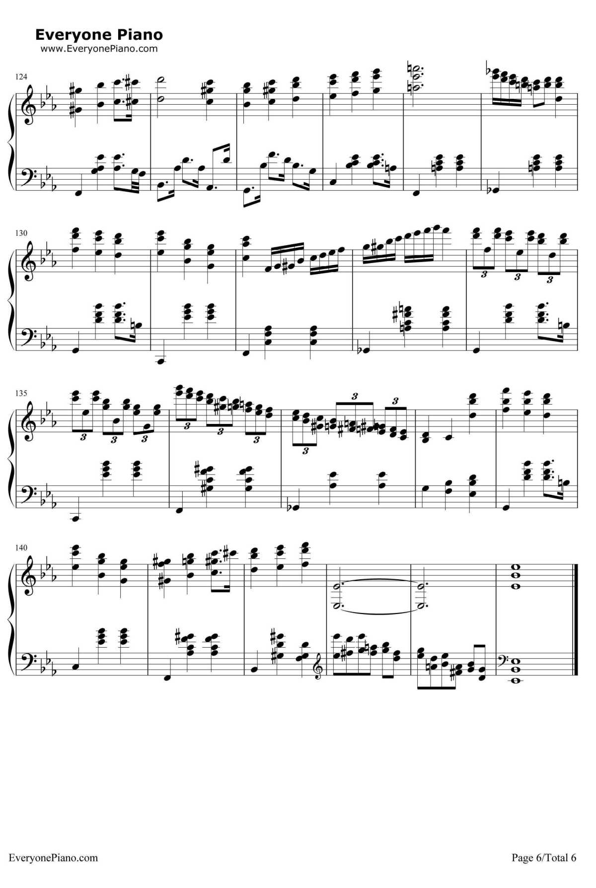 Magic Waltz钢琴谱-AmedeoTommasi-海上钢琴师6