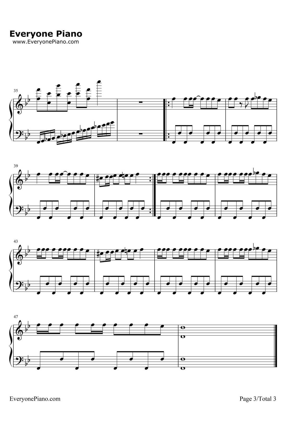 绅士钢琴谱-鸟叔-Gentleman-PSY-鸟叔3