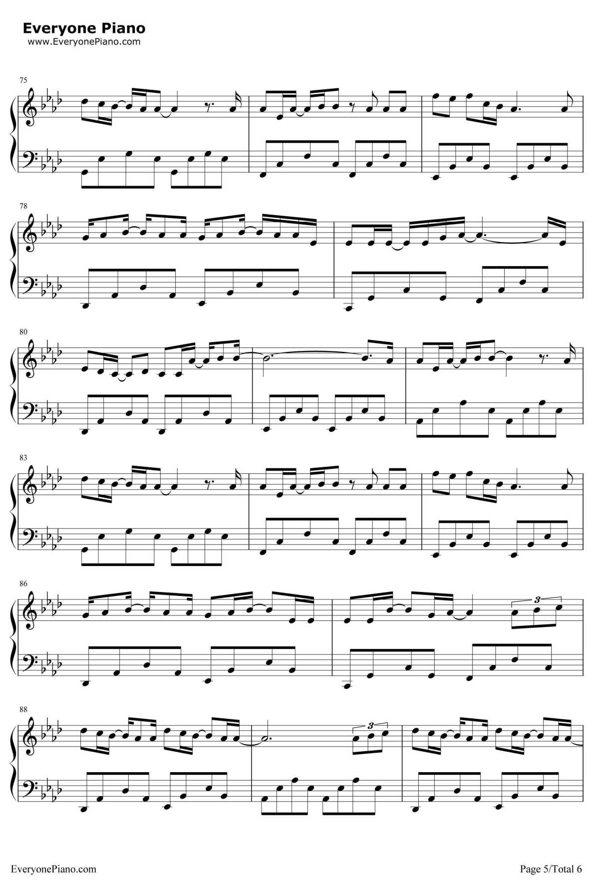 彼此的未来钢琴谱-SNH485