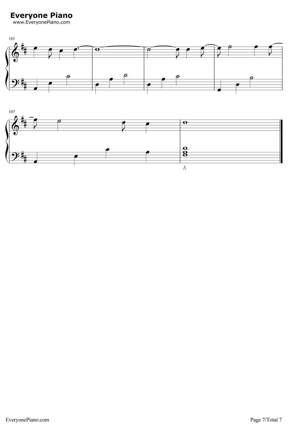 樱花樱花想见你钢琴谱-RSP7