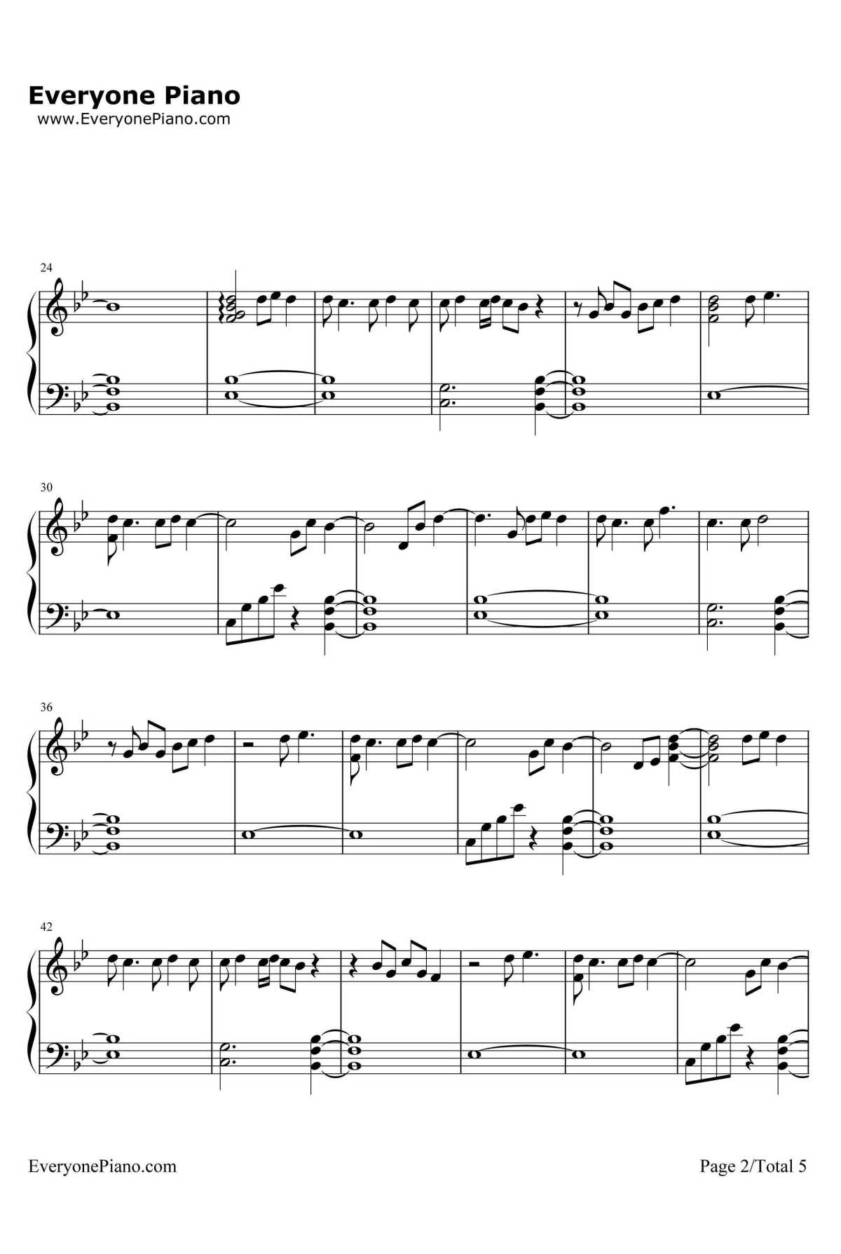 No One Knows Me Like the Piano钢琴谱-Sampha2