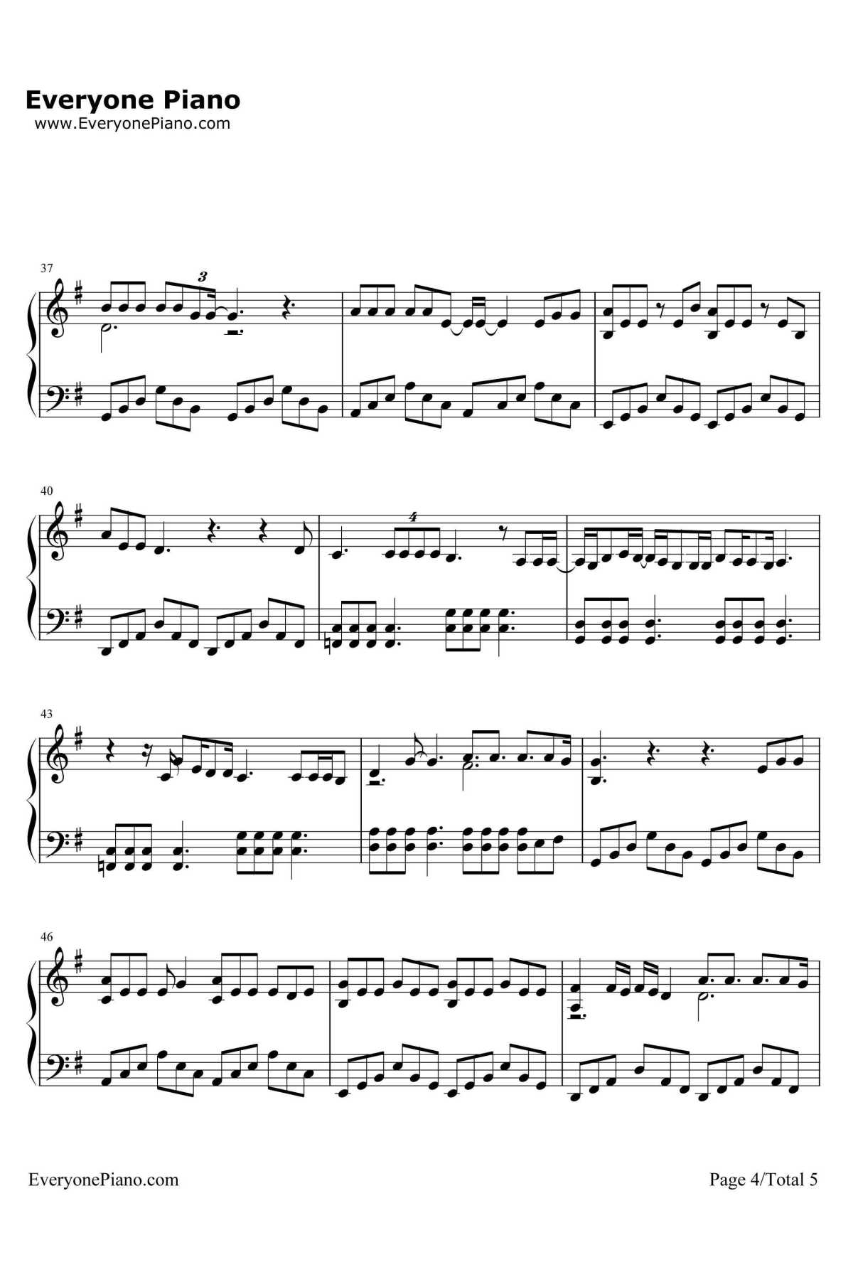 Love on the Brain钢琴谱-Rihanna4