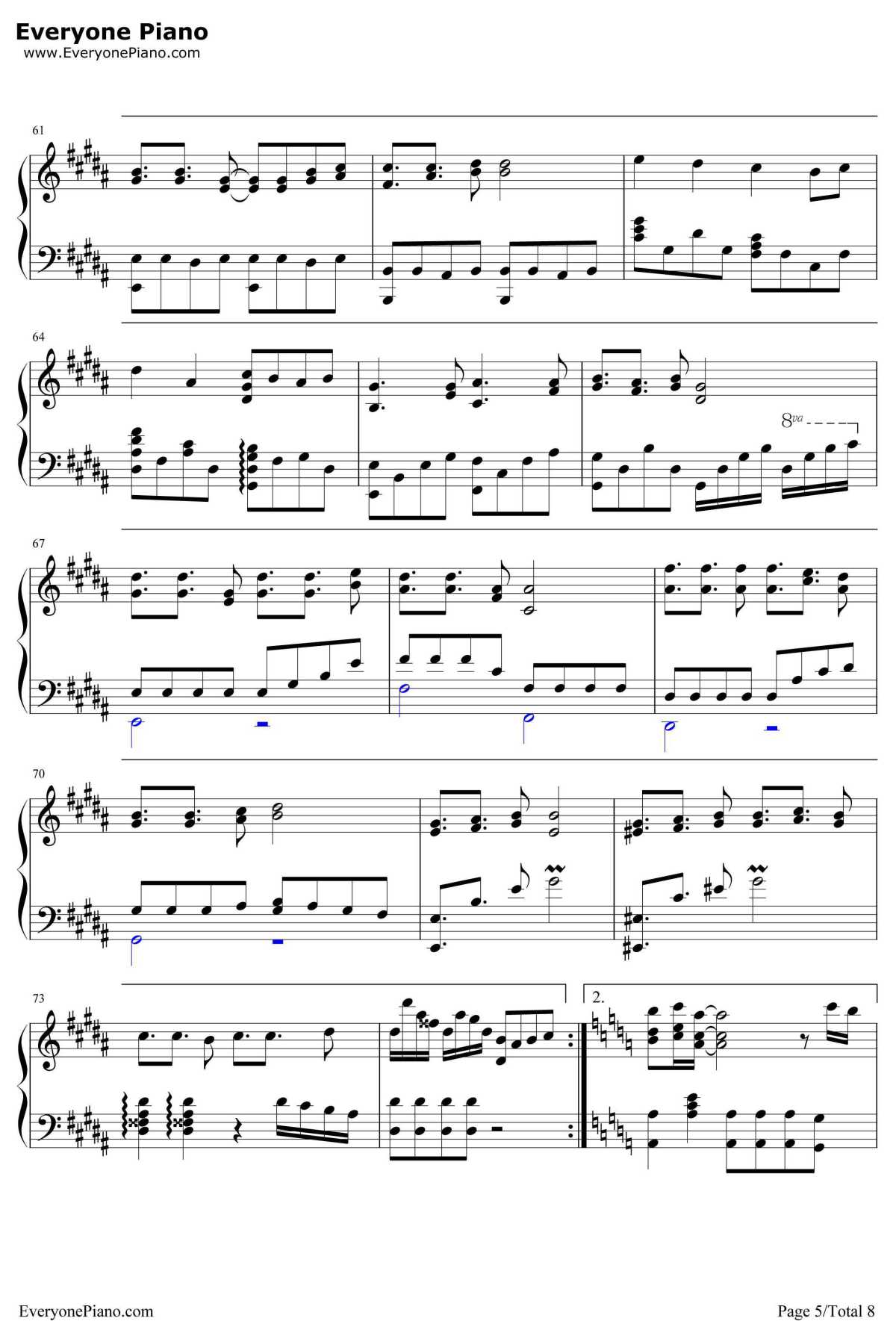 LEVEL 5钢琴谱-fripSide-Judgelight-とある科学の超電磁砲Op25