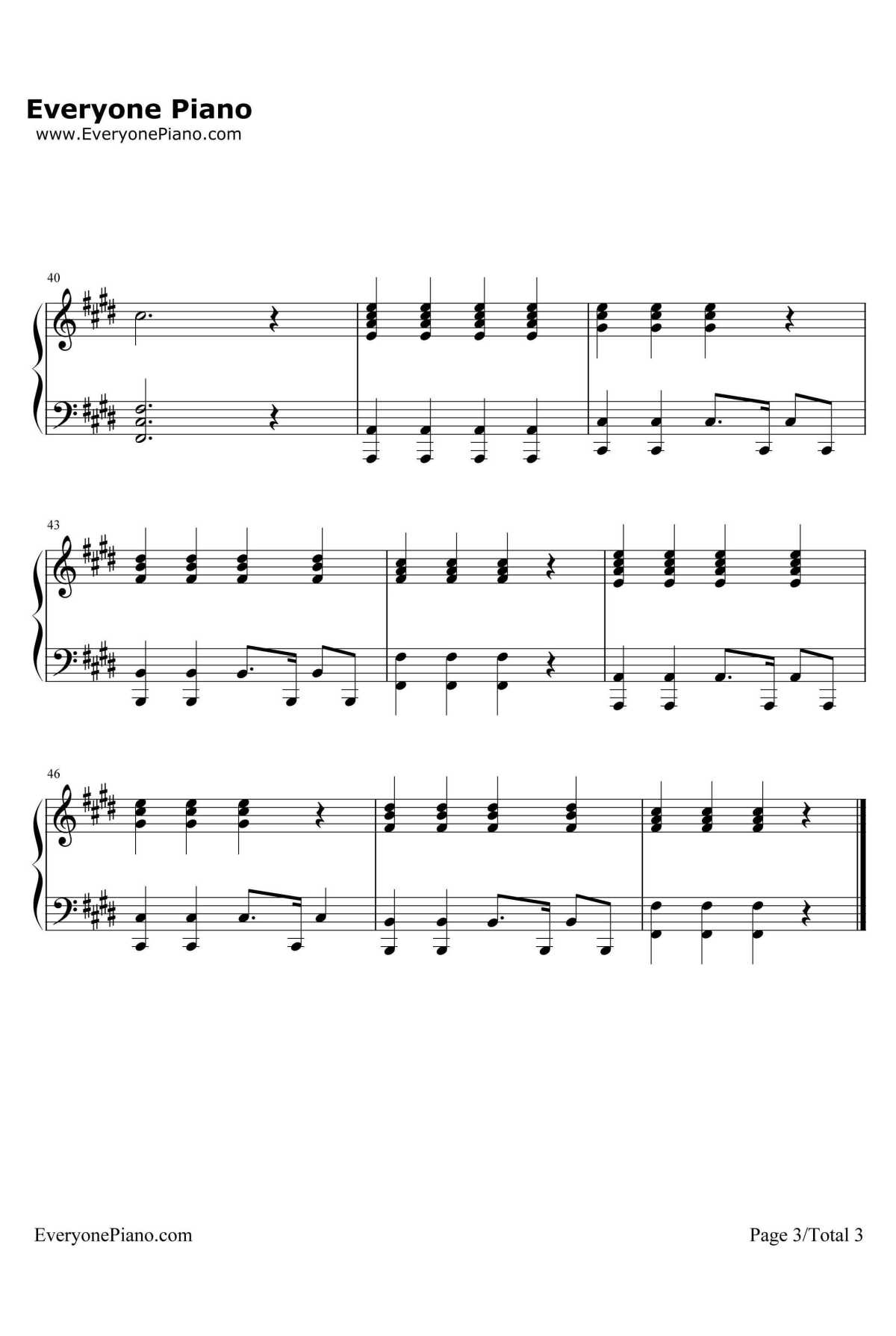 Summertime Sadness（夏日忧郁）钢琴谱-LanaDelRey3