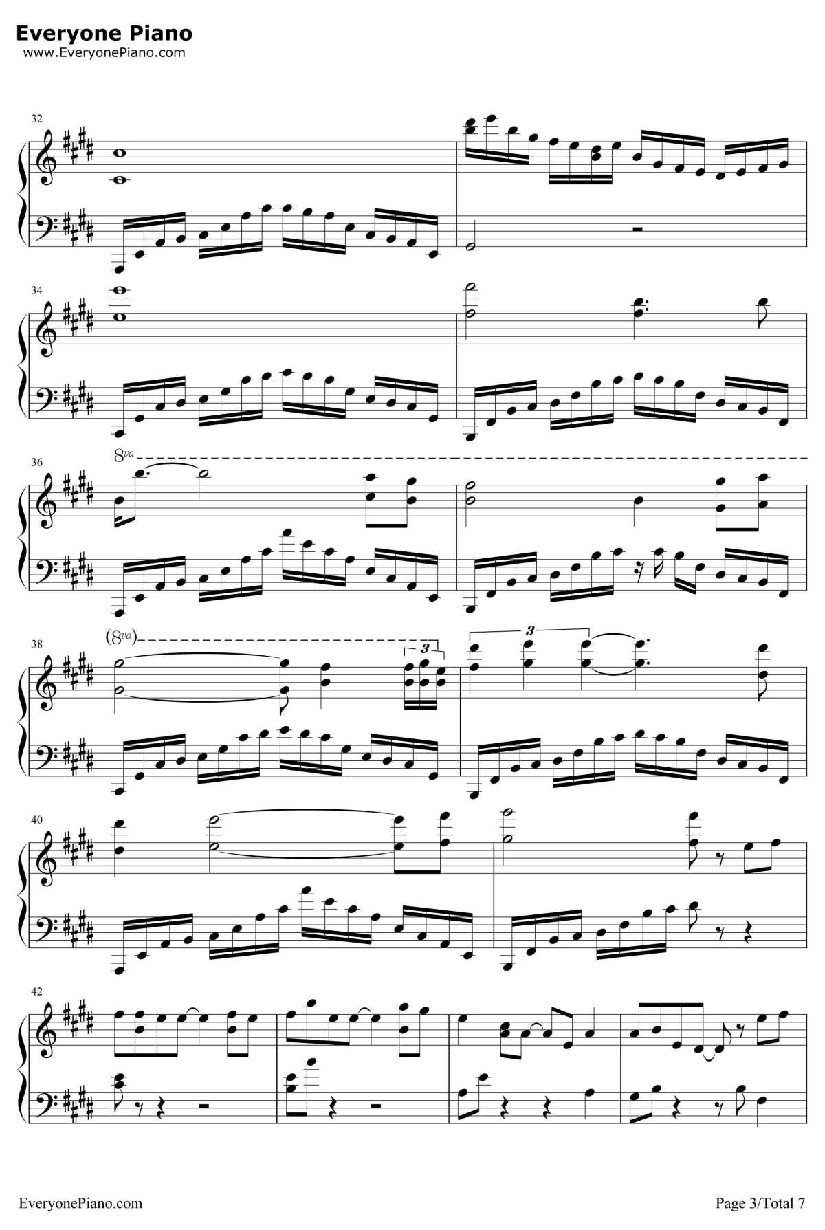 我心永恒钢琴谱-席琳·迪翁-完美版-泰坦尼克号主题曲3