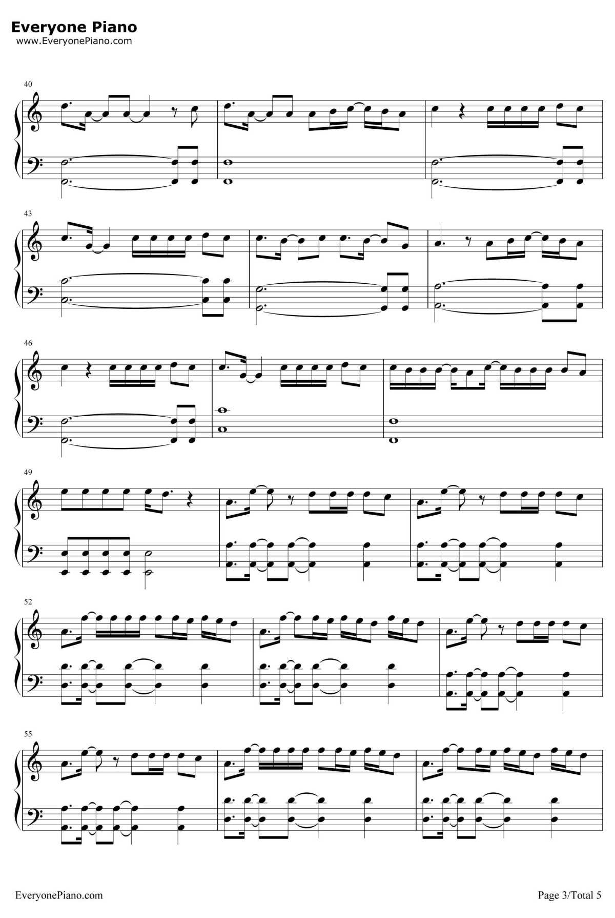 Animal钢琴谱-AlvaroSoler3