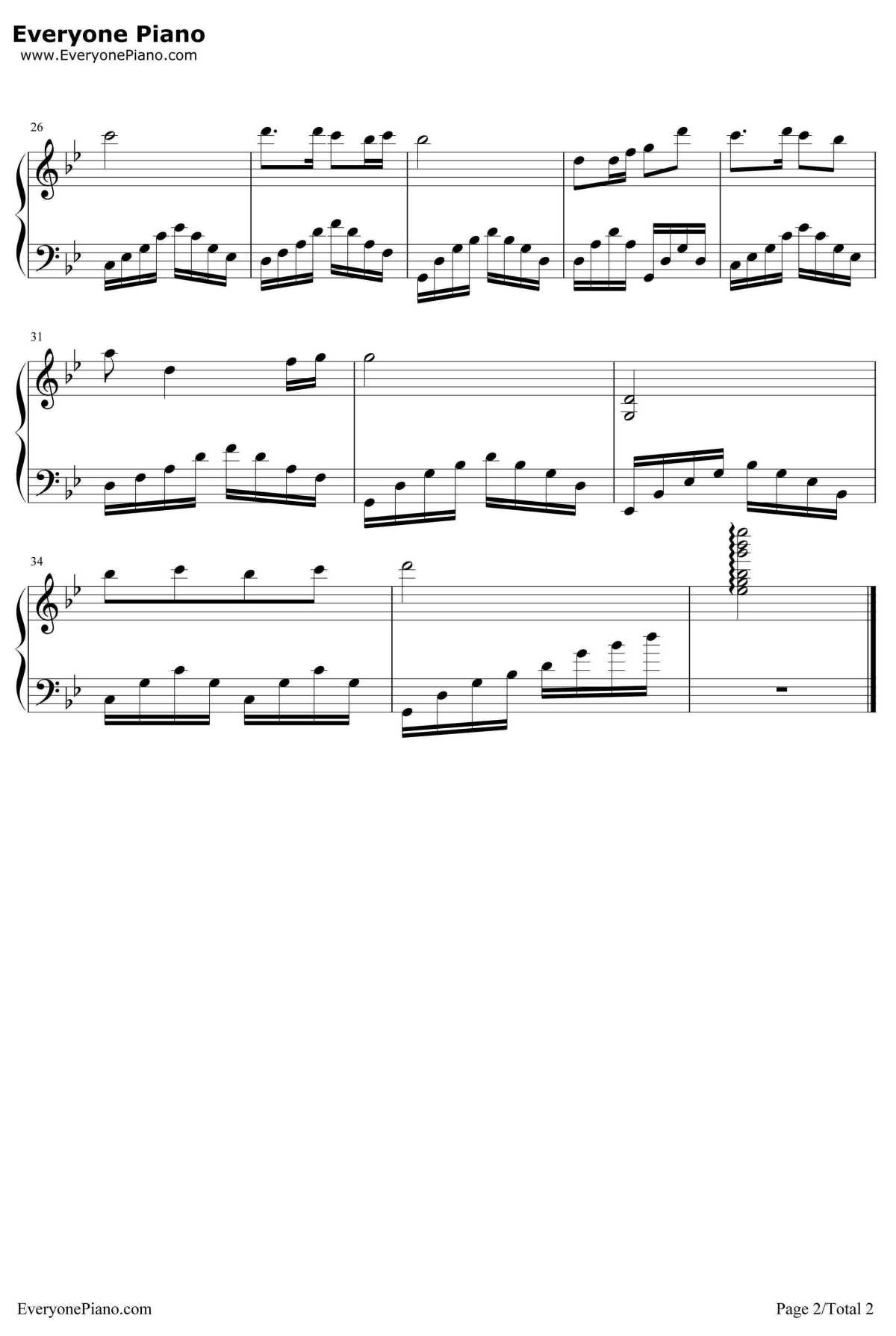 雨花石钢琴谱-未知2