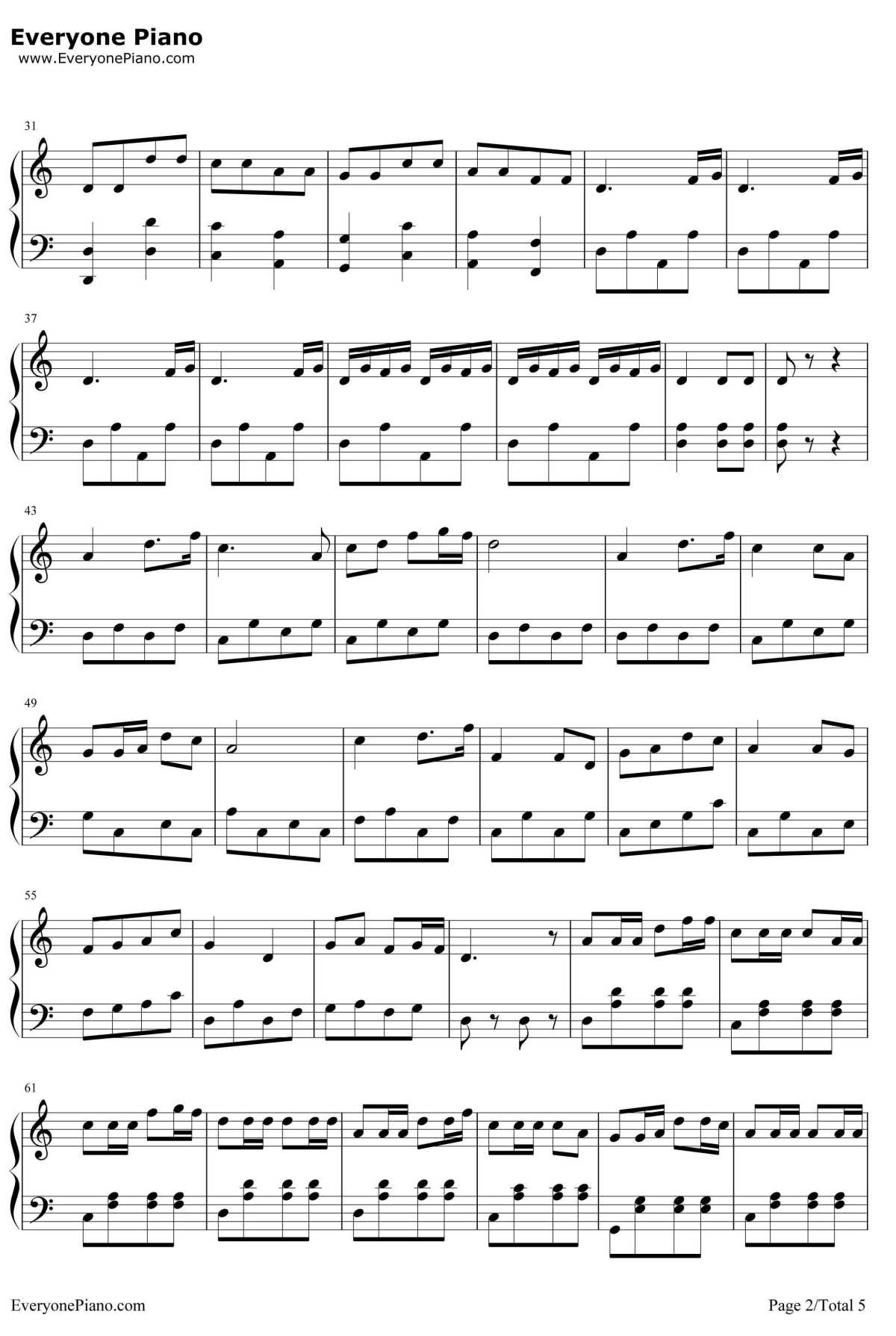 赛马钢琴谱--黄海怀2