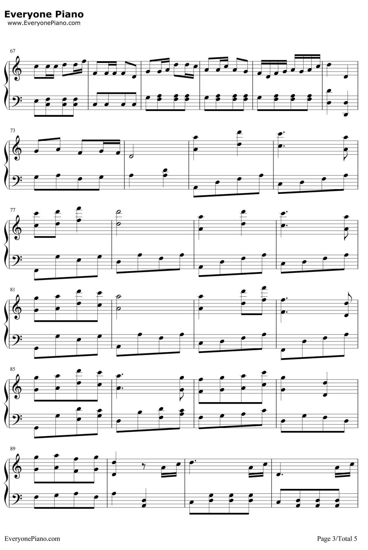 赛马钢琴谱--黄海怀3