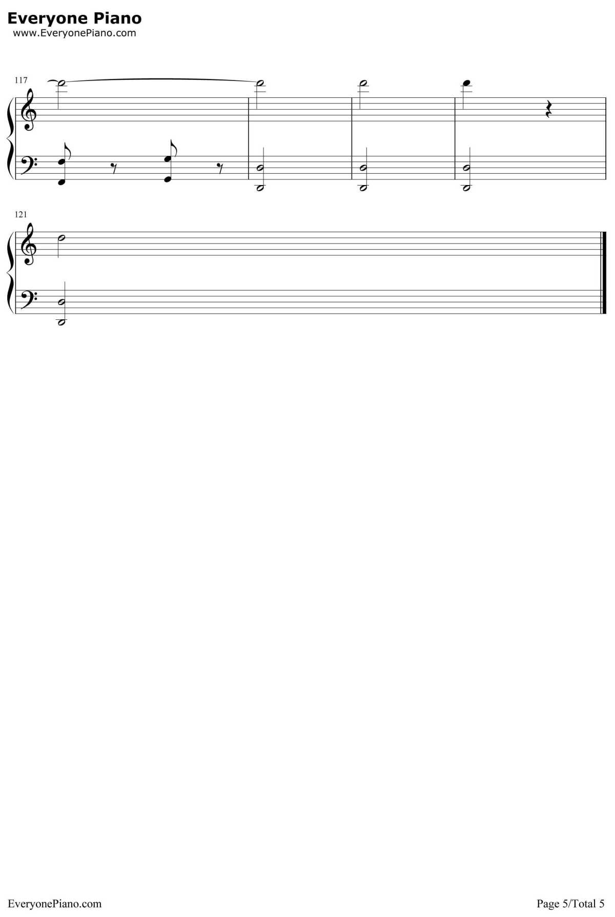 赛马钢琴谱--黄海怀5