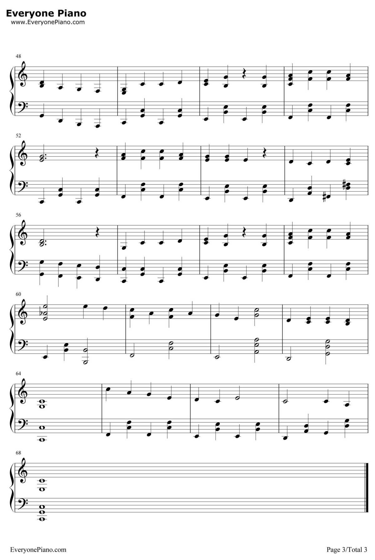 お家に帰りたい钢琴谱-雨宫天高桥李依茅野爱衣-为美好的世界献上祝福第二季ED3