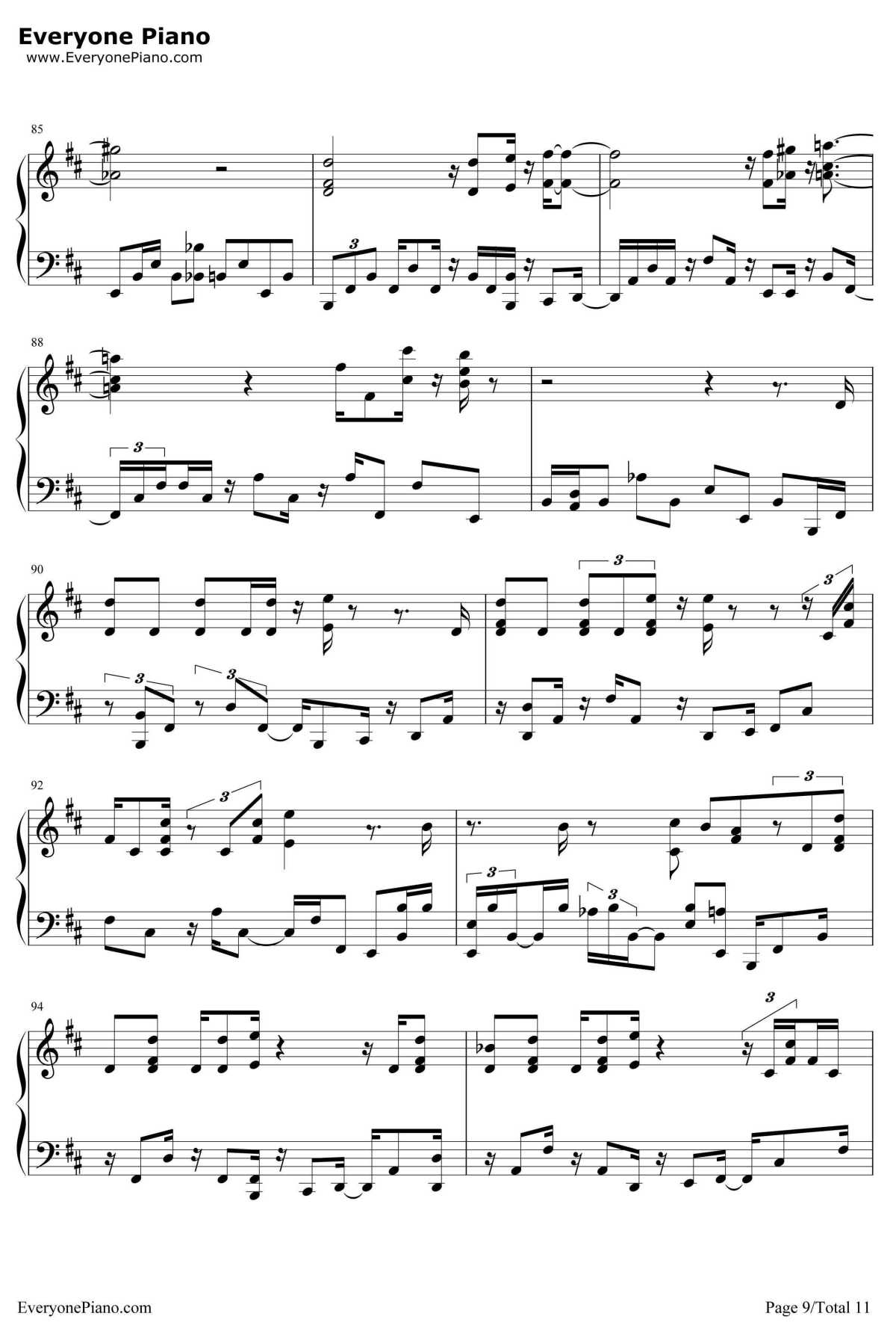 Get Lucky钢琴谱-DaftPunk畅销单曲9