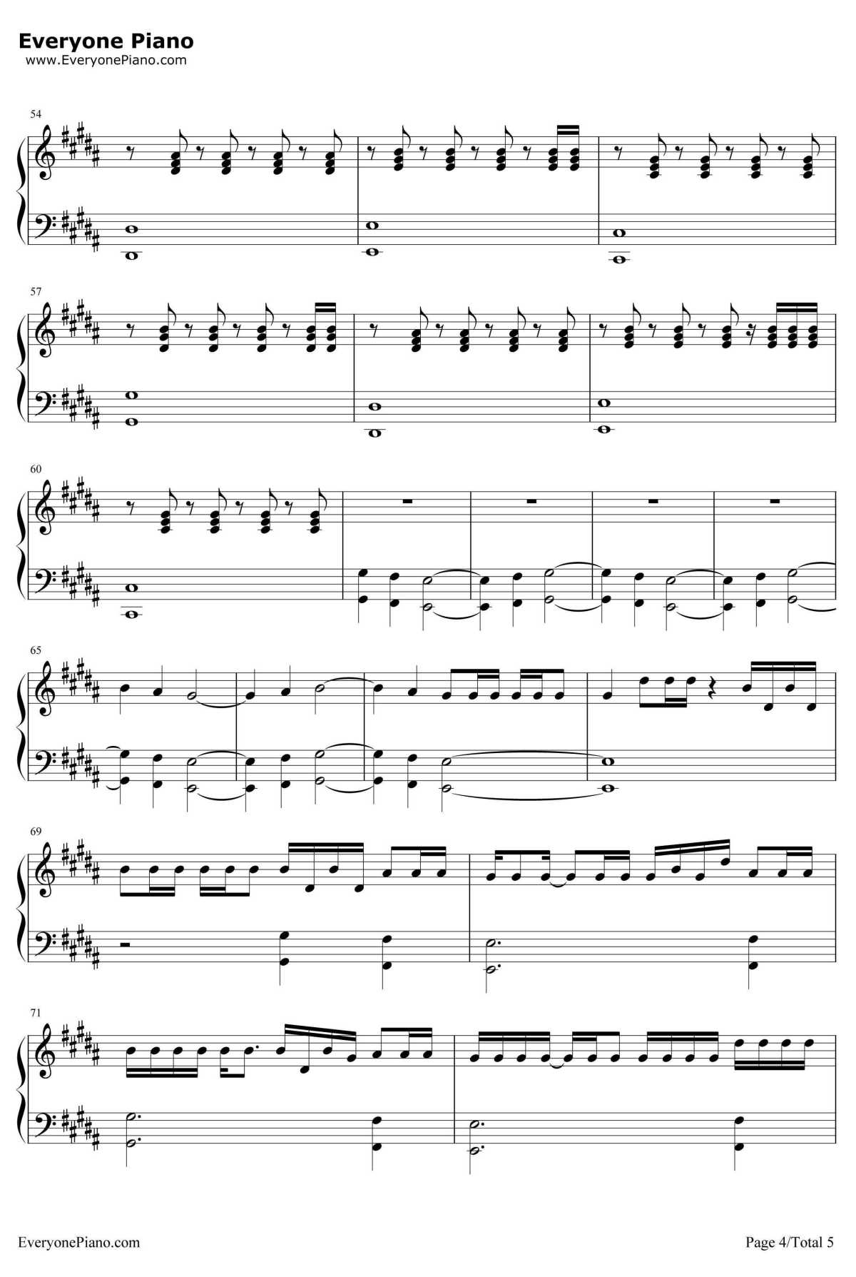 Ignite钢琴谱-AlanWalker4