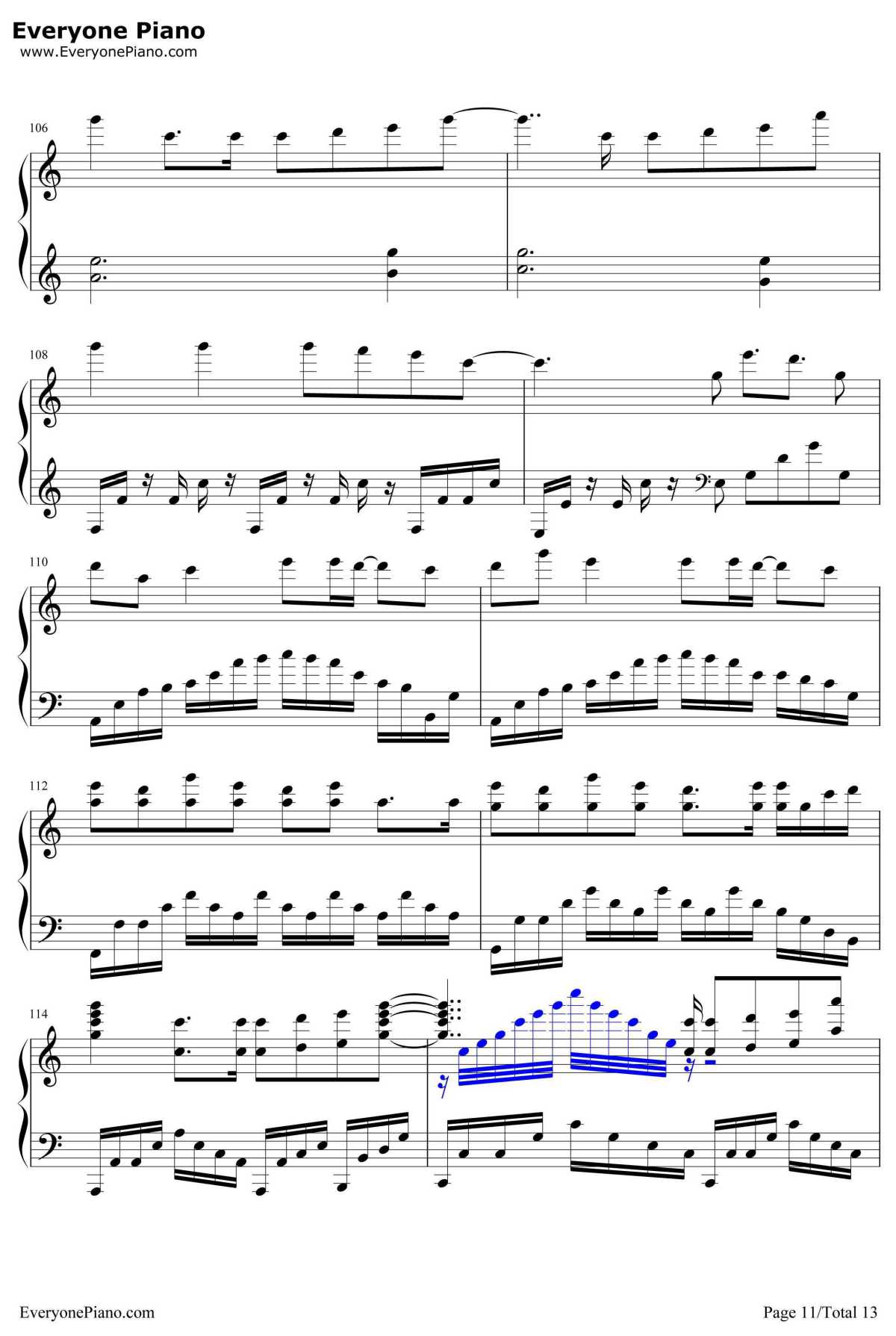 季节は次々死んでいく钢琴谱-amazarashi-东京喰种√A片尾曲11