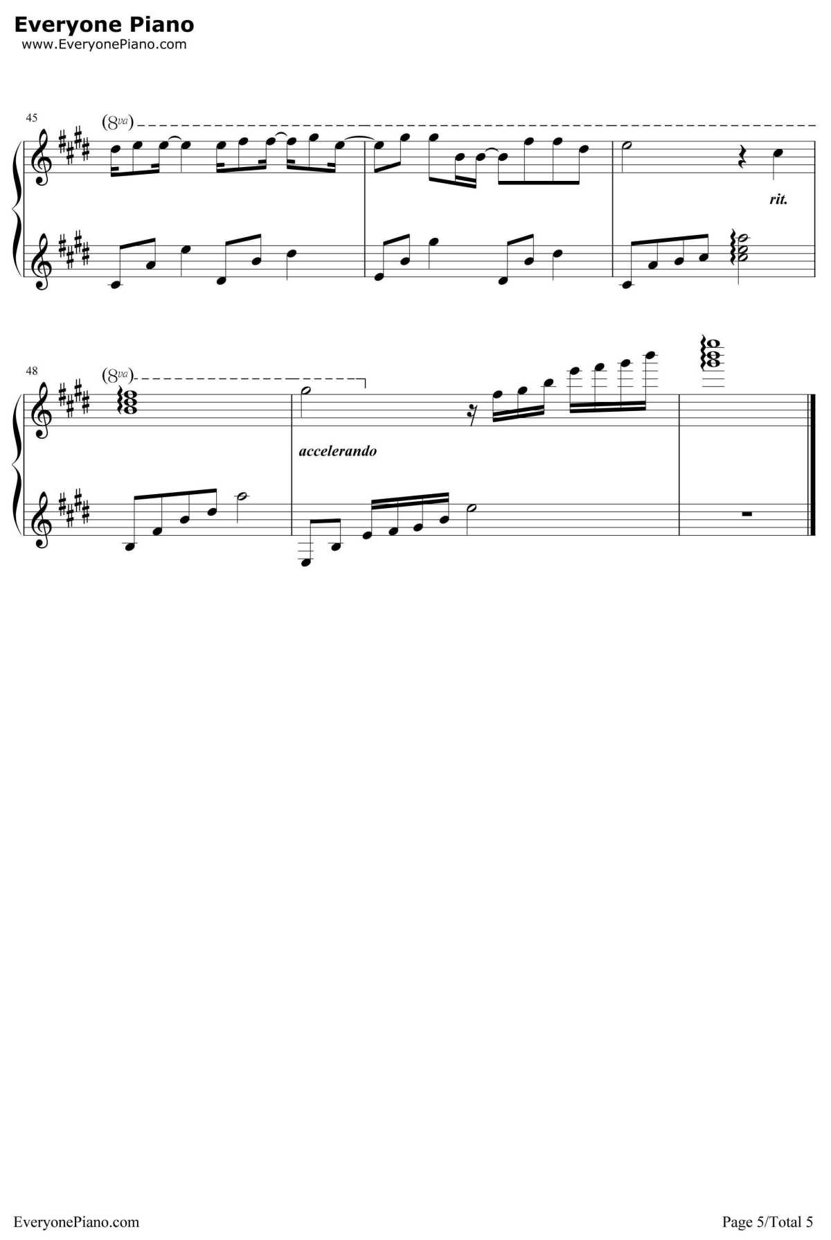 那么骄傲钢琴谱--金海心5