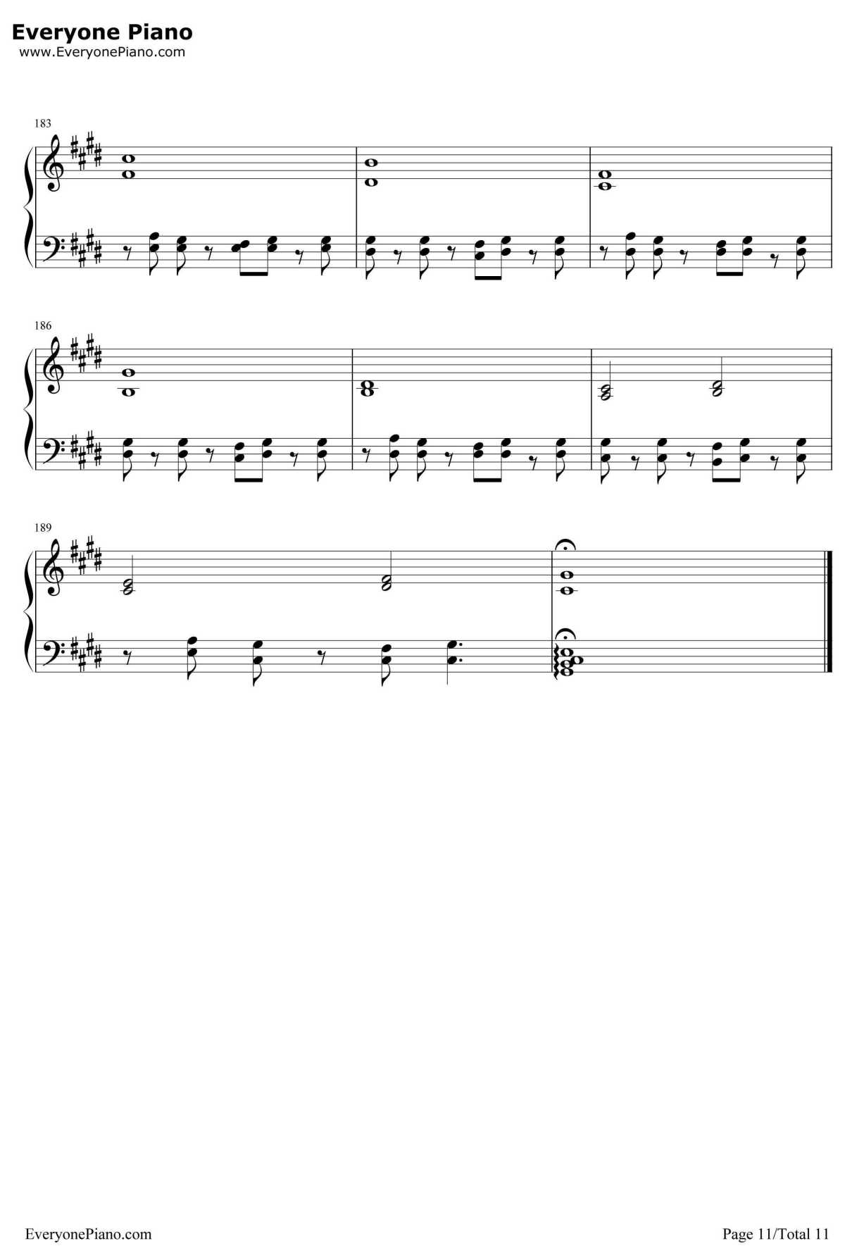 Episode.0钢琴谱-mathru kanimisoP11