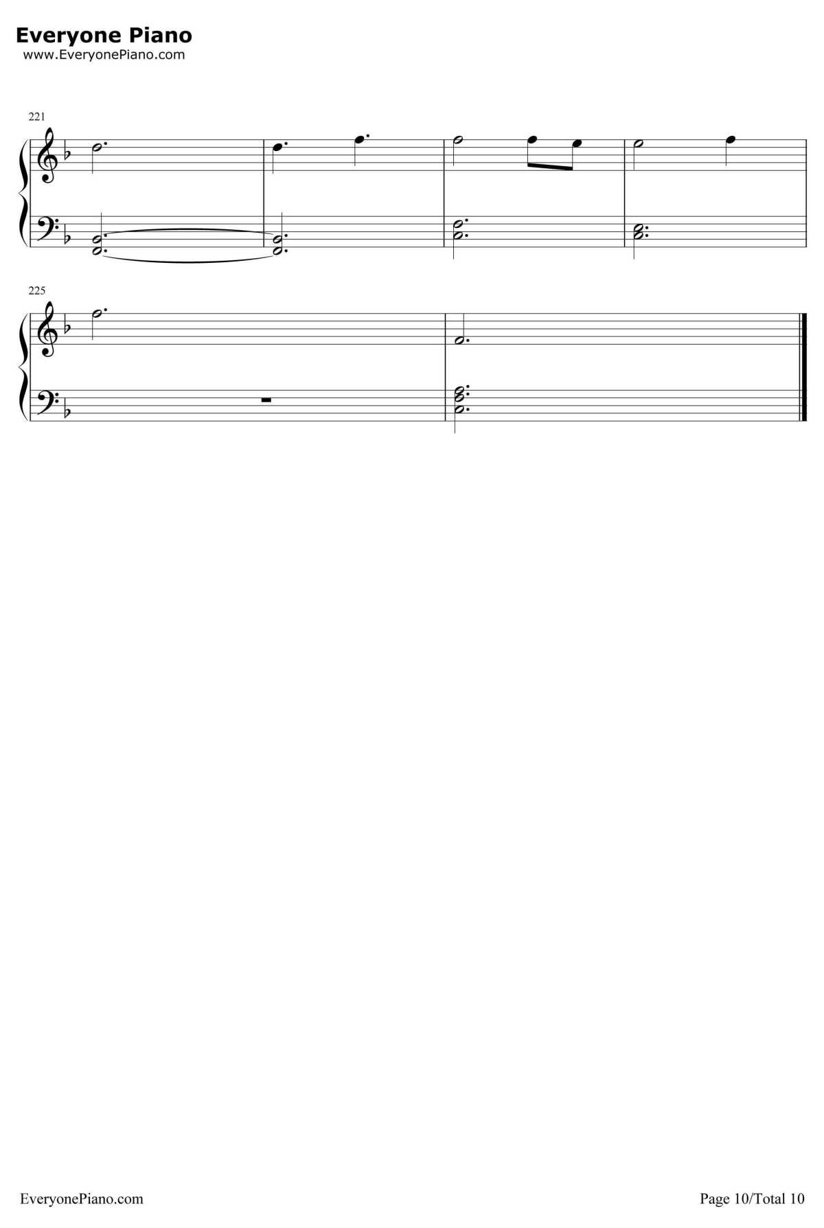 Even If钢琴谱-MercyMe10