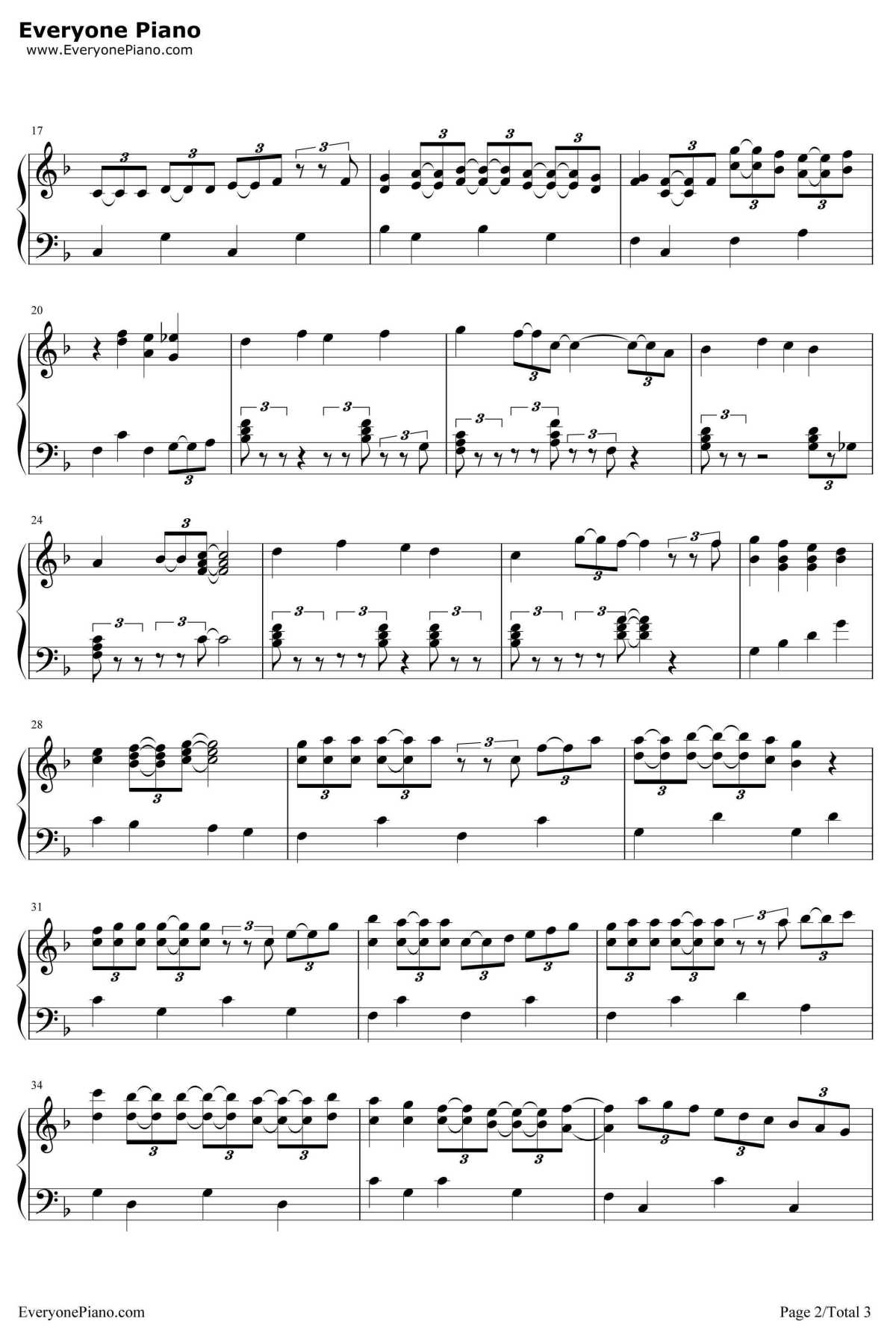 实现梦想的哆啦A梦钢琴谱-黑须克彦-哆啦a梦主题曲2