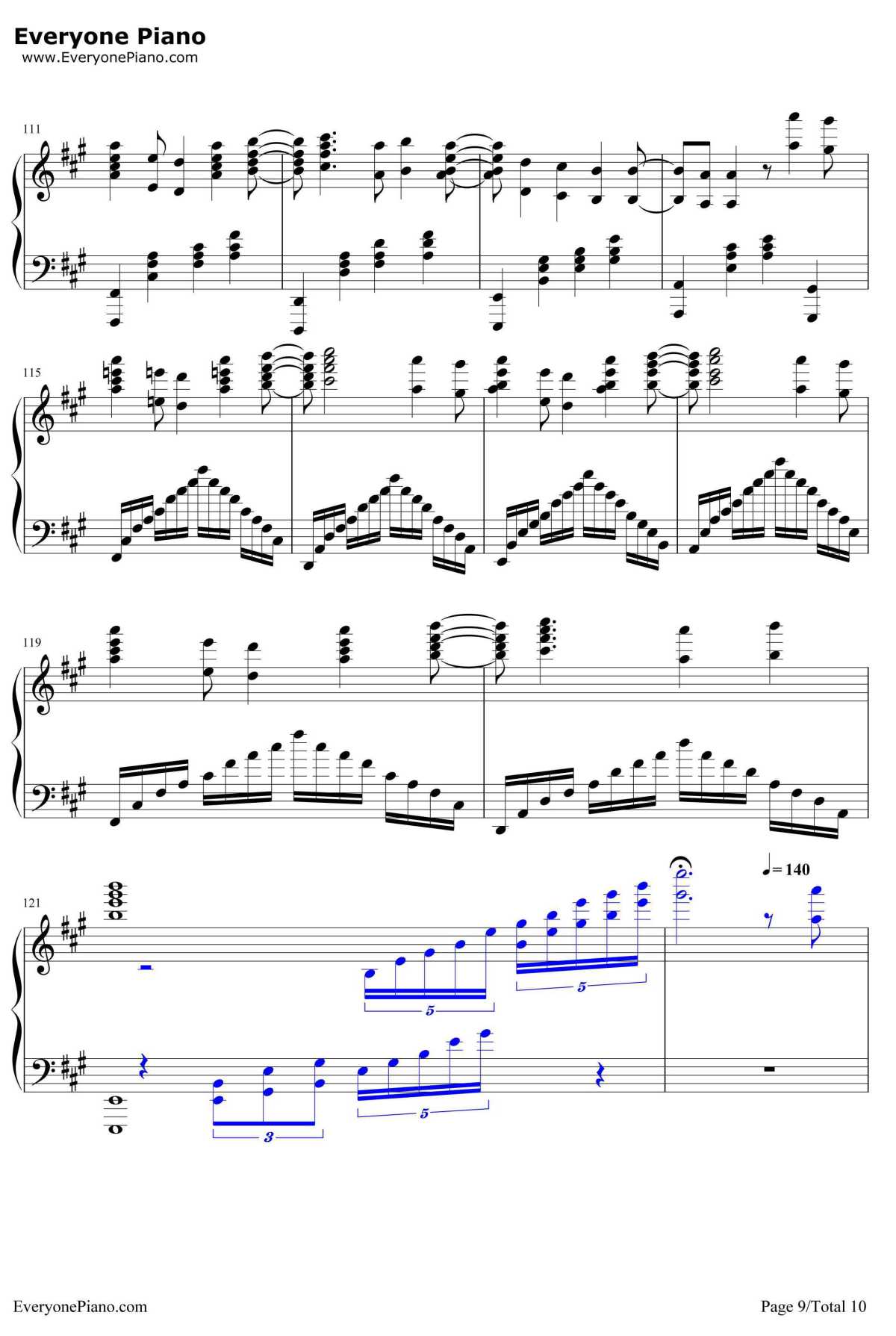 My Sou lYour Beats钢琴谱-Lia-AngelBeatsOP9