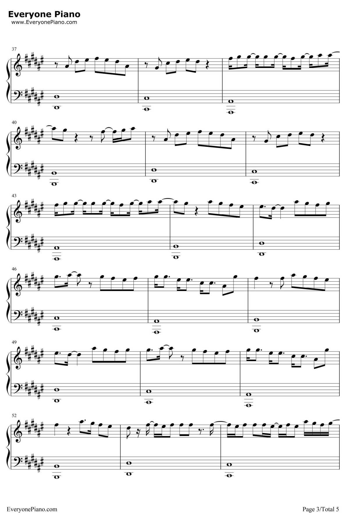 Attention钢琴谱-CharliePuth3