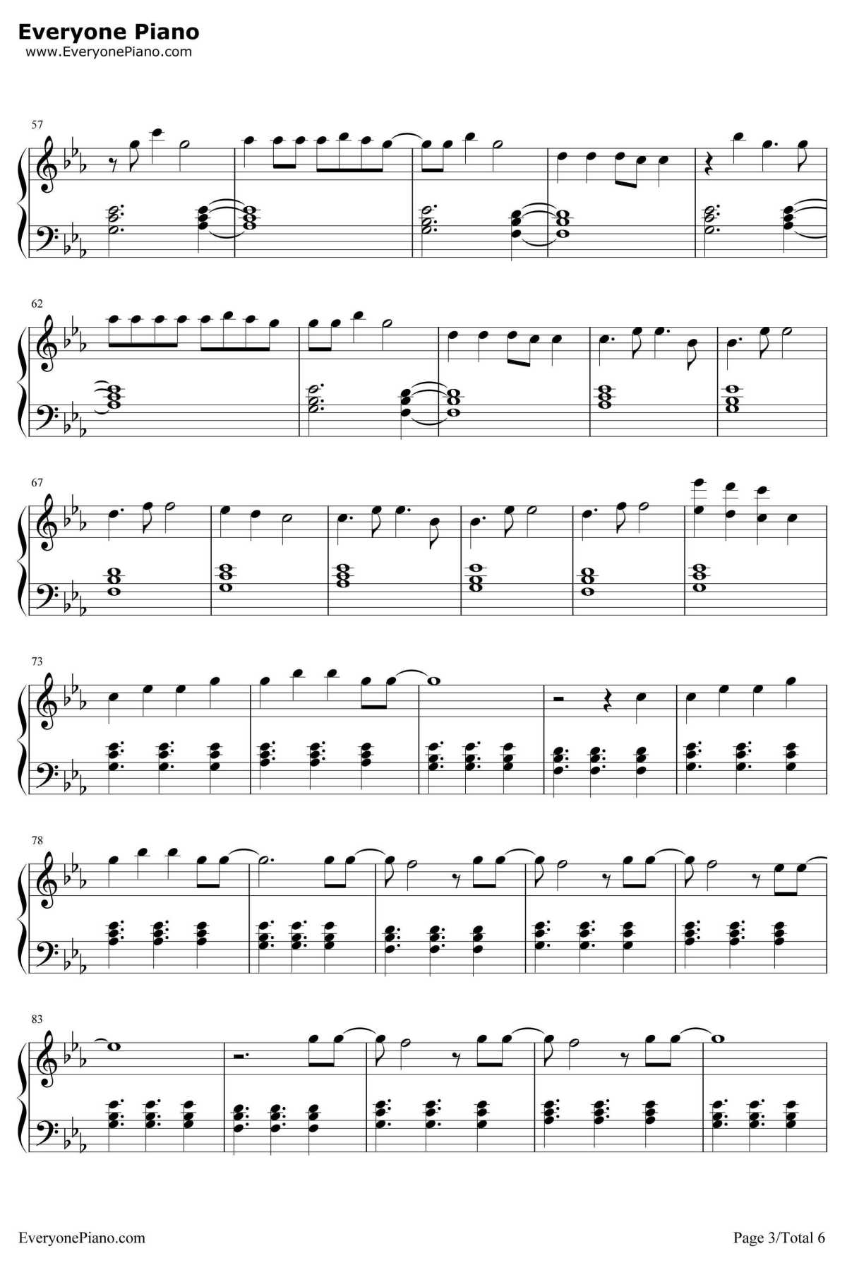 The Greatest钢琴谱-Sia3